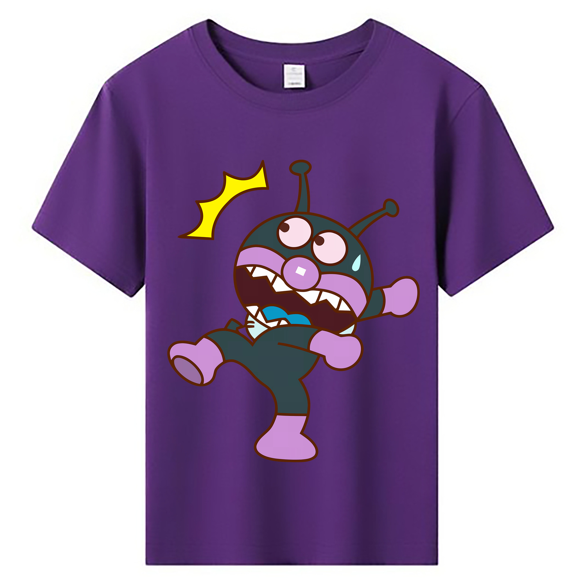 （画像用） アンパンマン Anpanman 綿100％キッズTシャツ（フロントプリント）