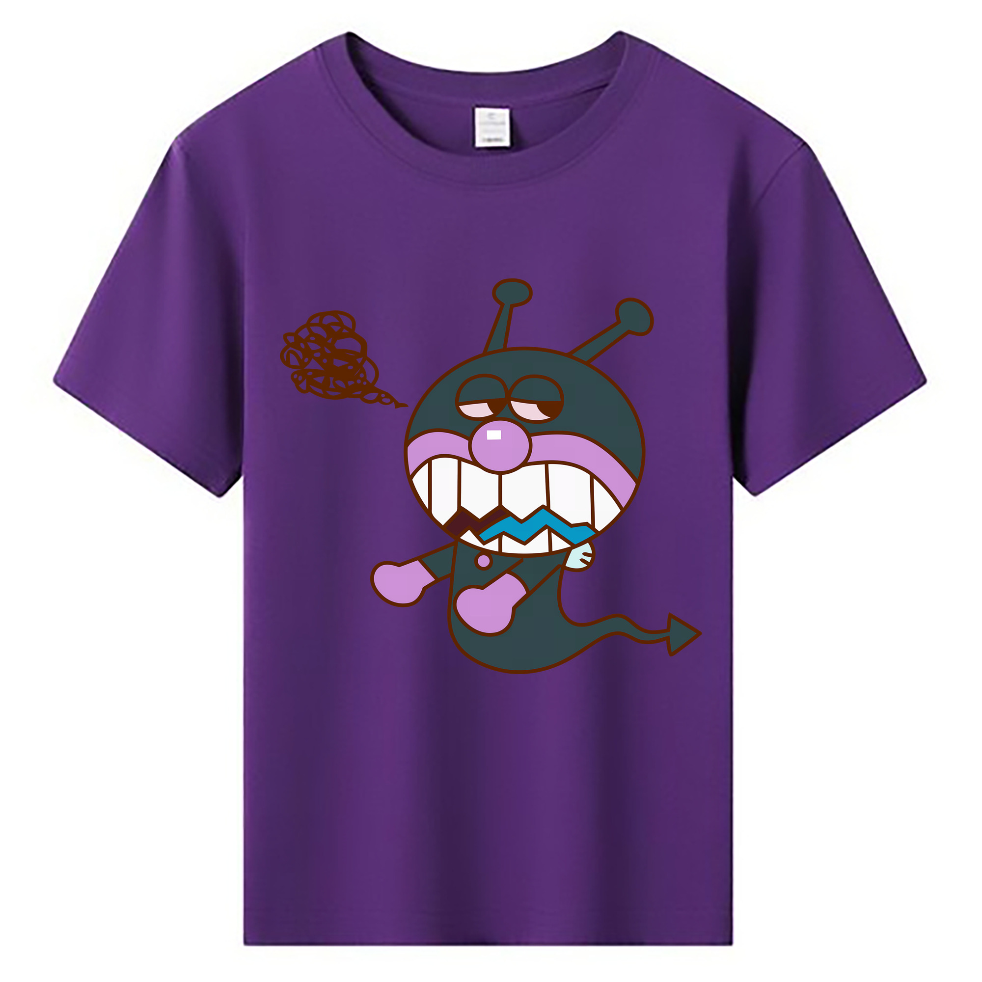 （画像用） アンパンマン Anpanman 綿100％キッズTシャツ（フロントプリント）