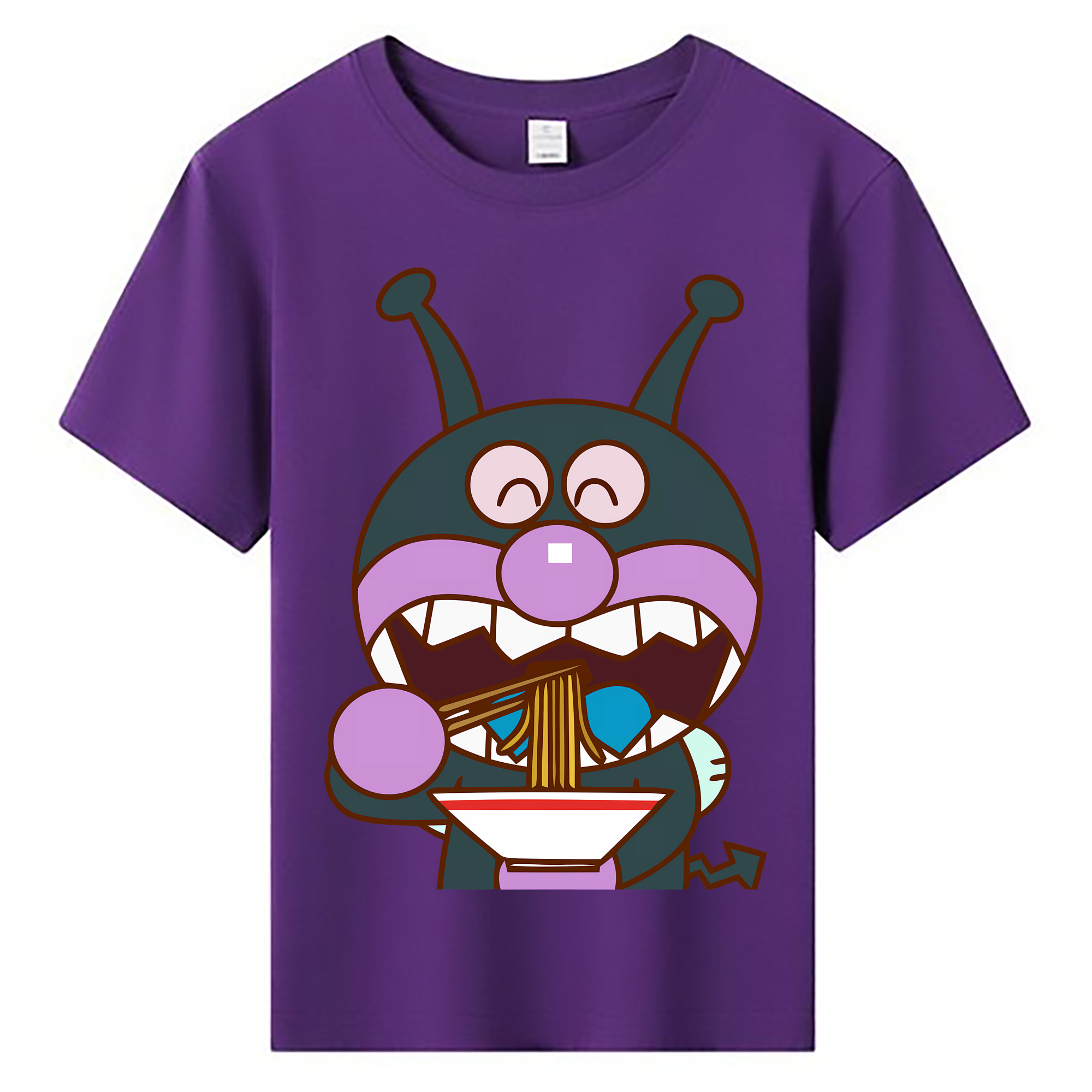（画像用） アンパンマン Anpanman 綿100％キッズTシャツ（フロントプリント）