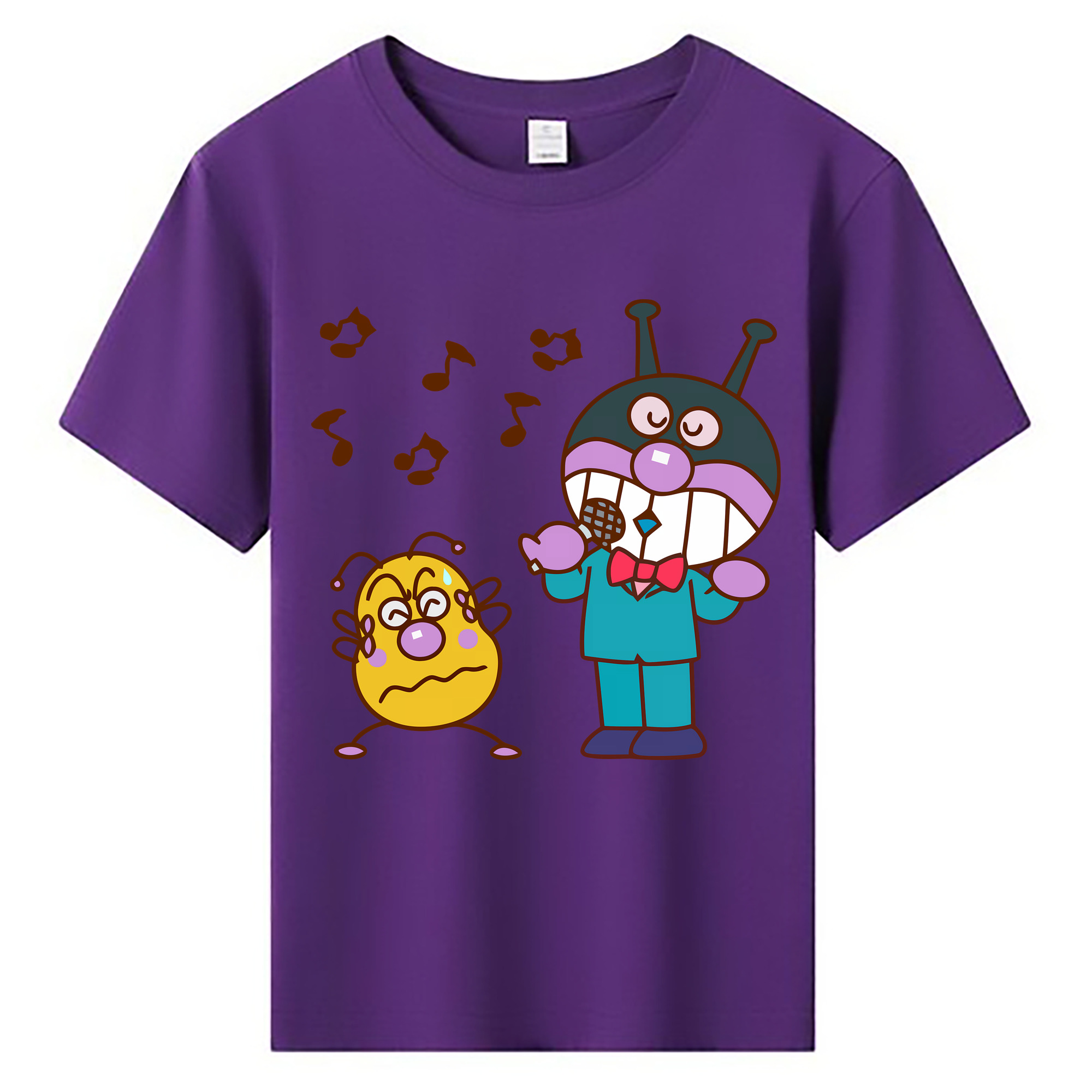 （画像用） アンパンマン Anpanman 綿100％キッズTシャツ（フロントプリント）