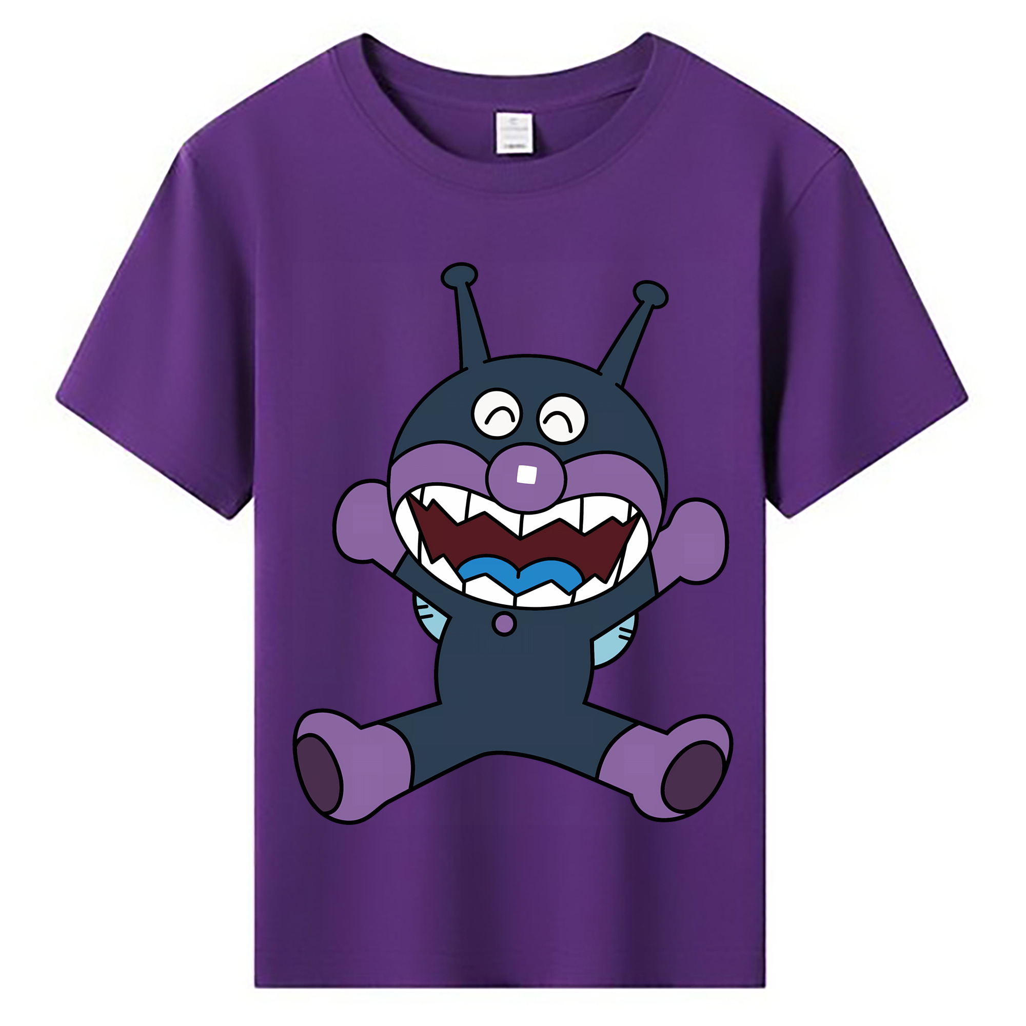 （画像用） アンパンマン Anpanman 綿100％キッズTシャツ（フロントプリント）