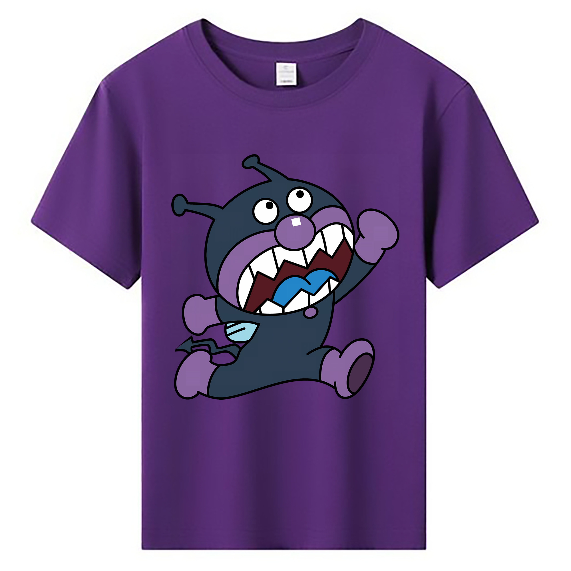 （画像用） アンパンマン Anpanman 綿100％キッズTシャツ（フロントプリント）