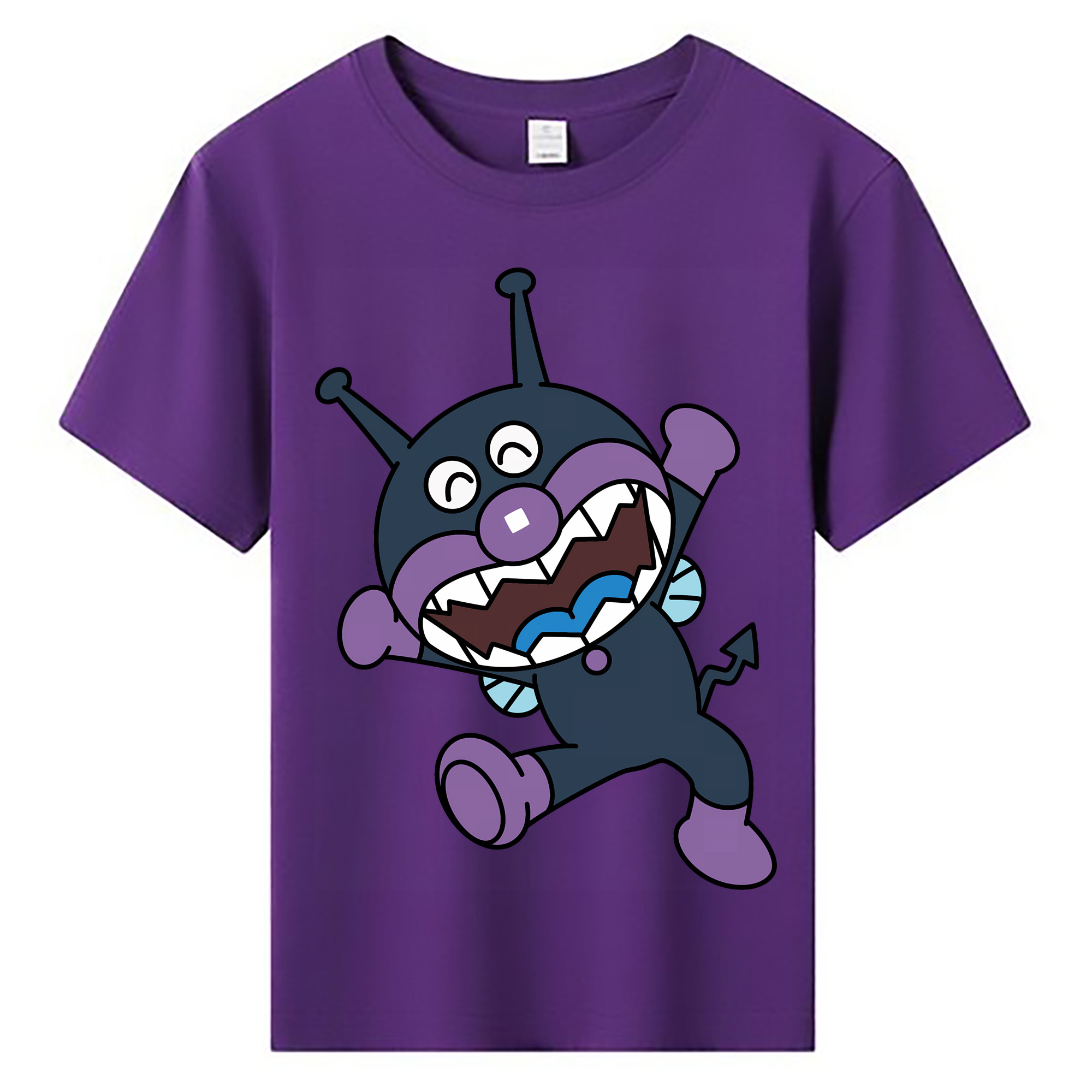 （画像用） アンパンマン Anpanman 綿100％キッズTシャツ（フロントプリント）