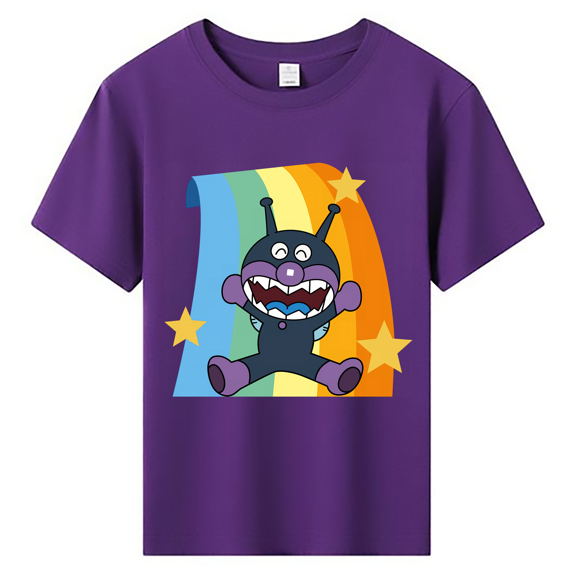 （画像用） アンパンマン Anpanman 綿100％キッズTシャツ（フロントプリント）
