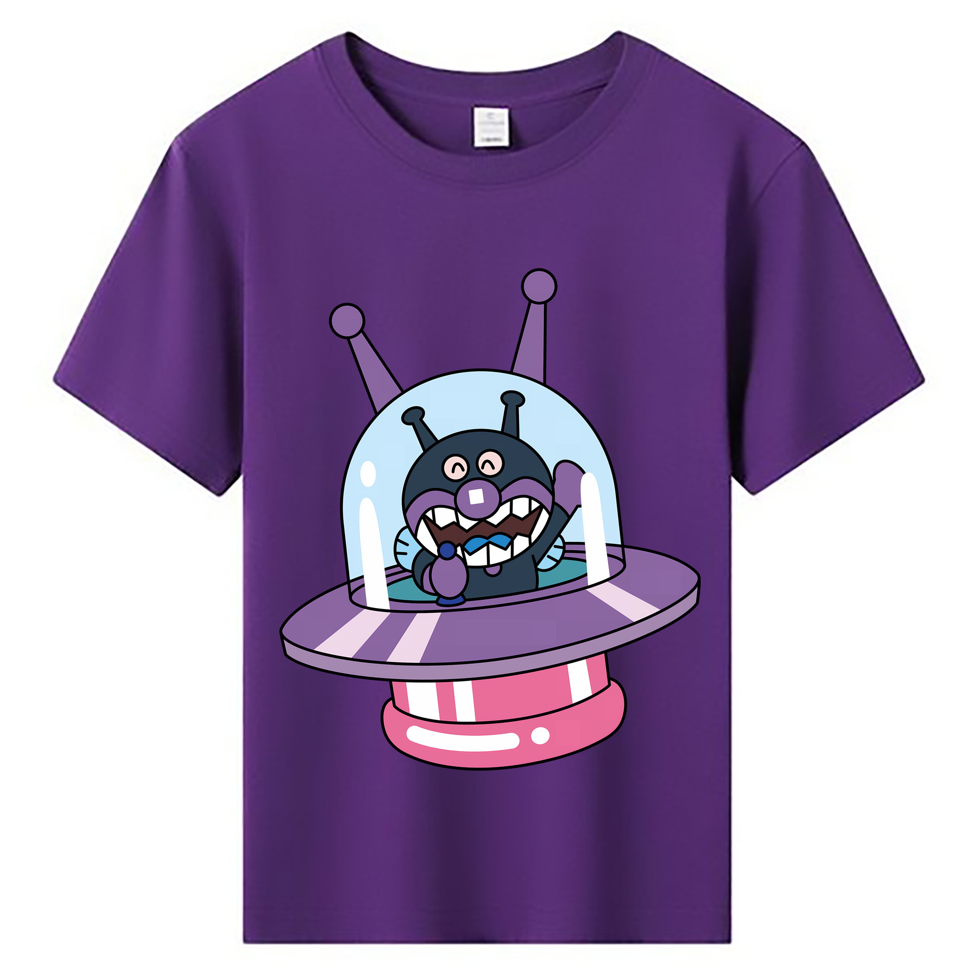 （画像用） アンパンマン Anpanman 綿100％キッズTシャツ（フロントプリント）