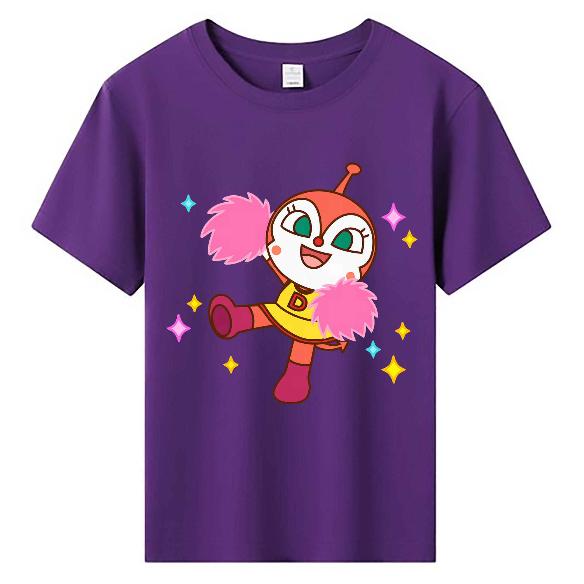 （画像用） アンパンマン Anpanman 綿100％キッズTシャツ（フロントプリント）