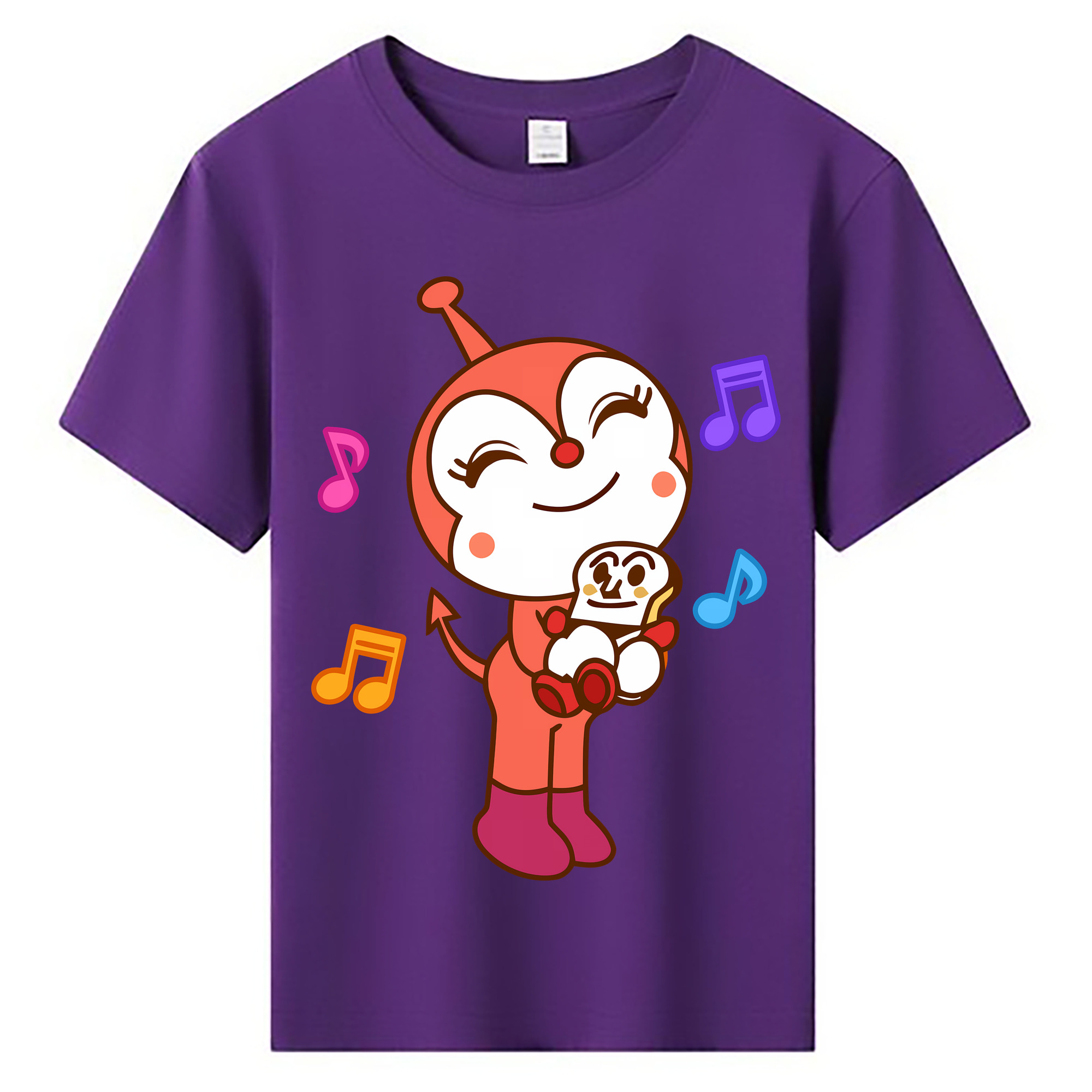 （画像用） アンパンマン Anpanman 綿100％キッズTシャツ（フロントプリント）