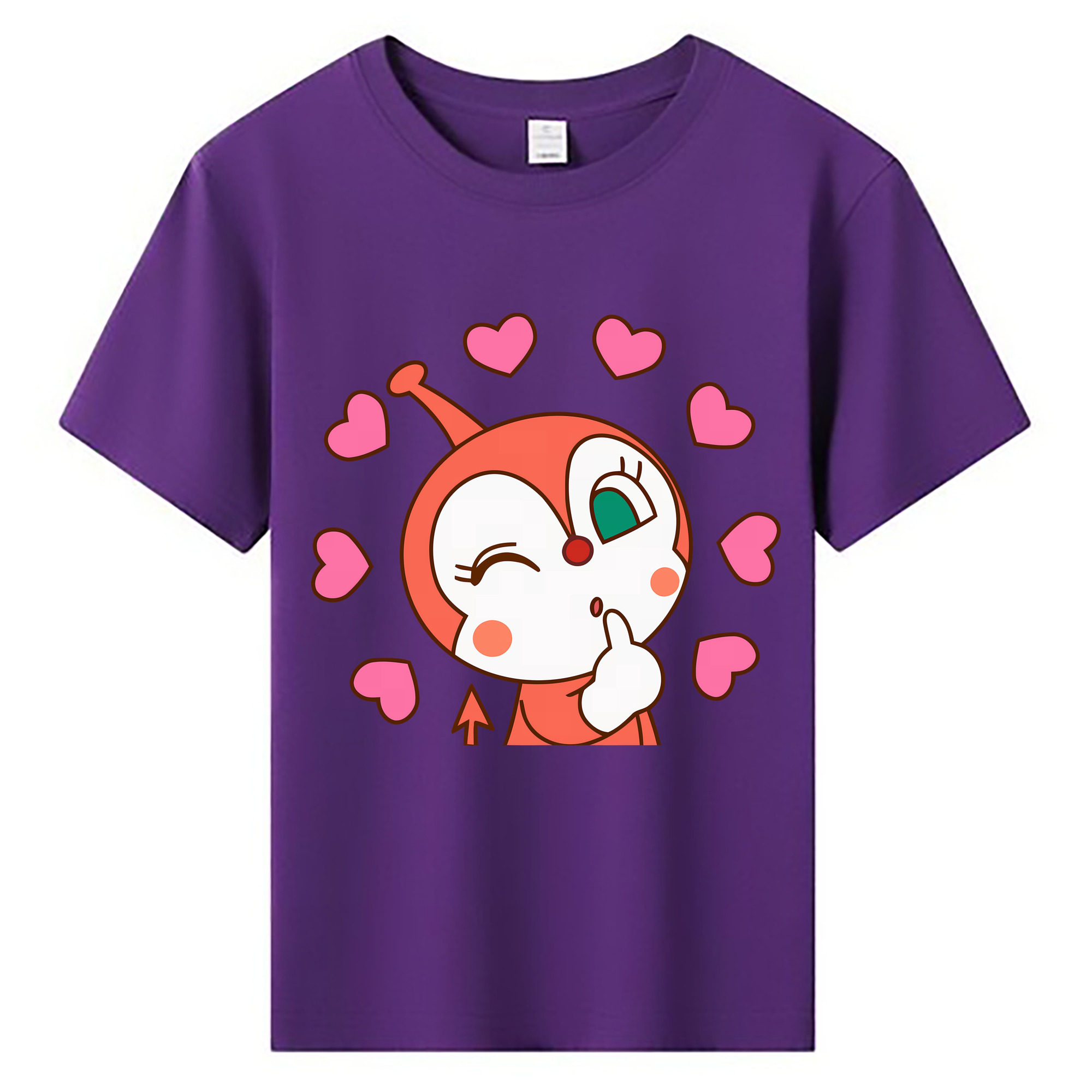 （画像用） アンパンマン Anpanman 綿100％キッズTシャツ（フロントプリント）