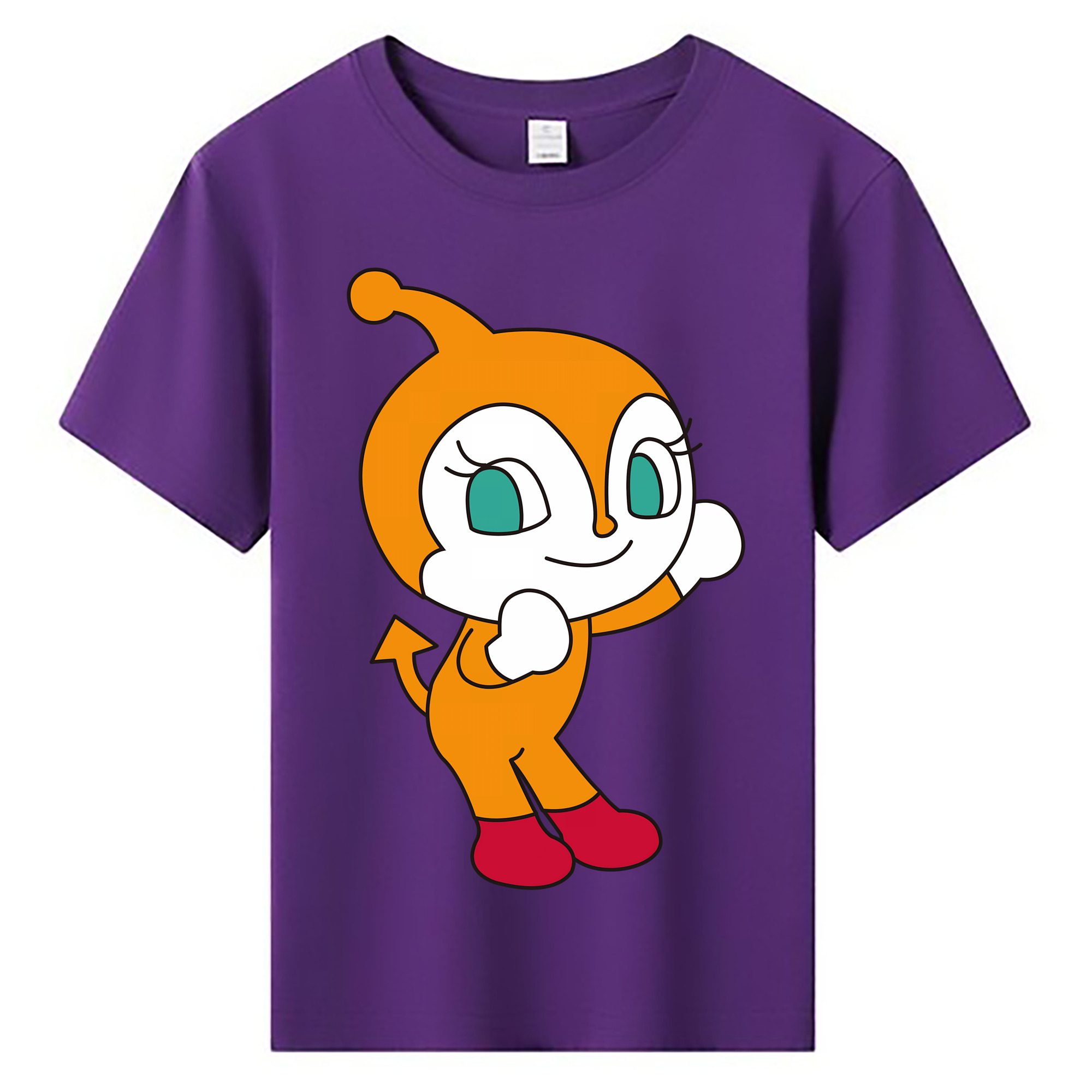 （画像用） アンパンマン Anpanman 綿100％キッズTシャツ（フロントプリント）