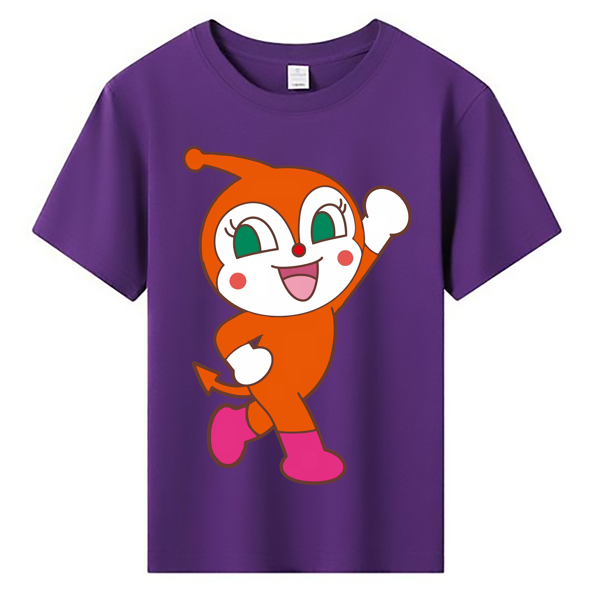 （画像用） アンパンマン Anpanman 綿100％キッズTシャツ（フロントプリント）