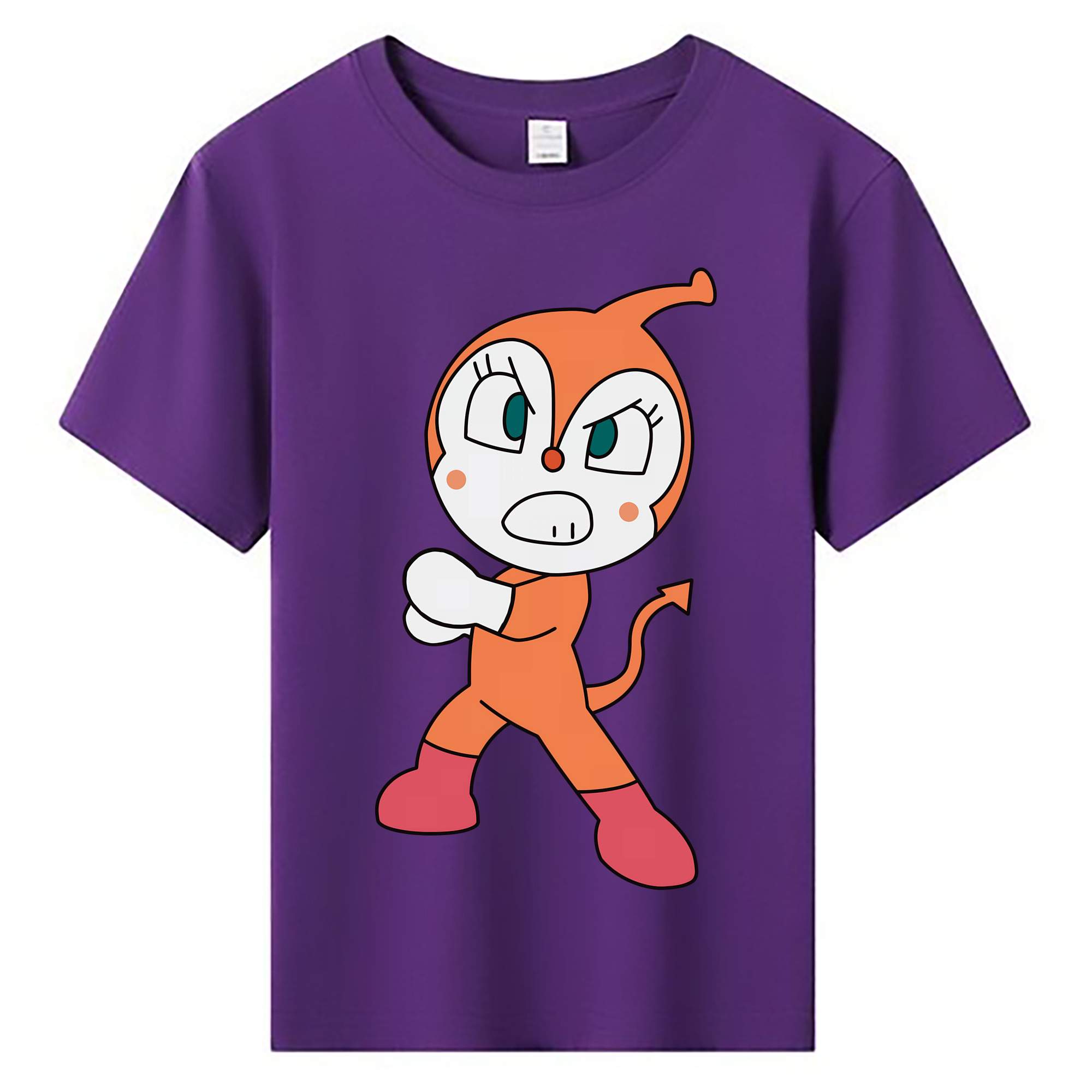 （画像用） アンパンマン Anpanman 綿100％キッズTシャツ（フロントプリント）
