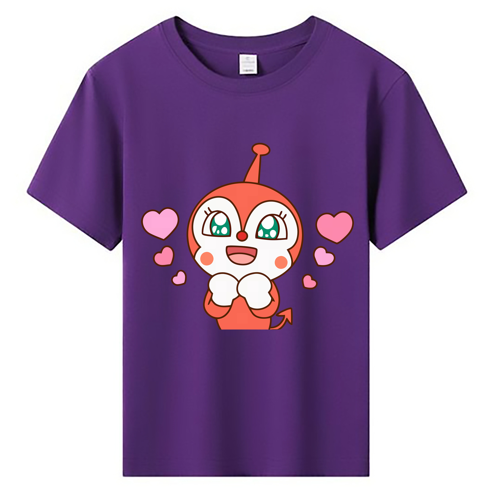 （画像用） アンパンマン Anpanman 綿100％キッズTシャツ（フロントプリント）