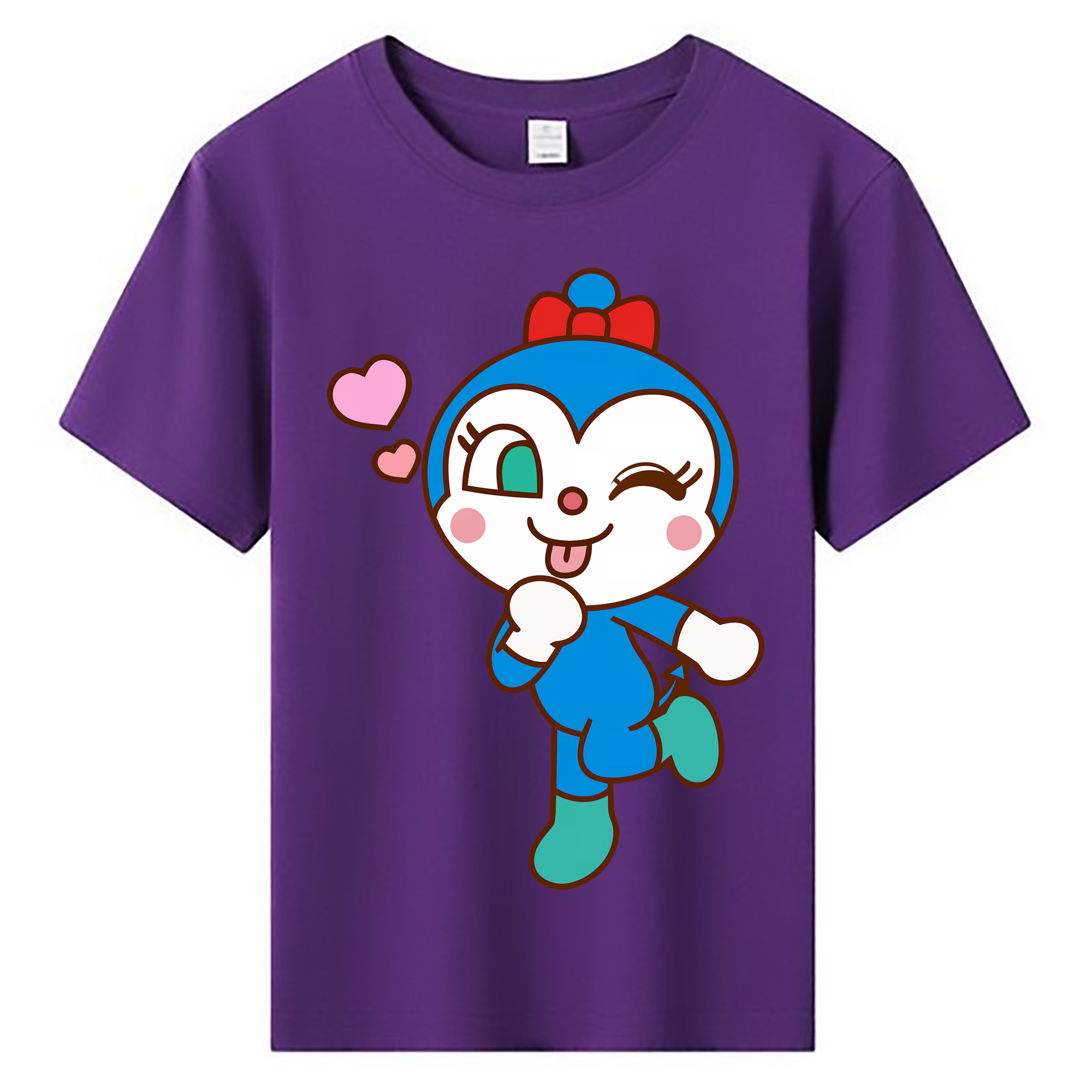 （画像用） アンパンマン Anpanman 綿100％キッズTシャツ（フロントプリント）