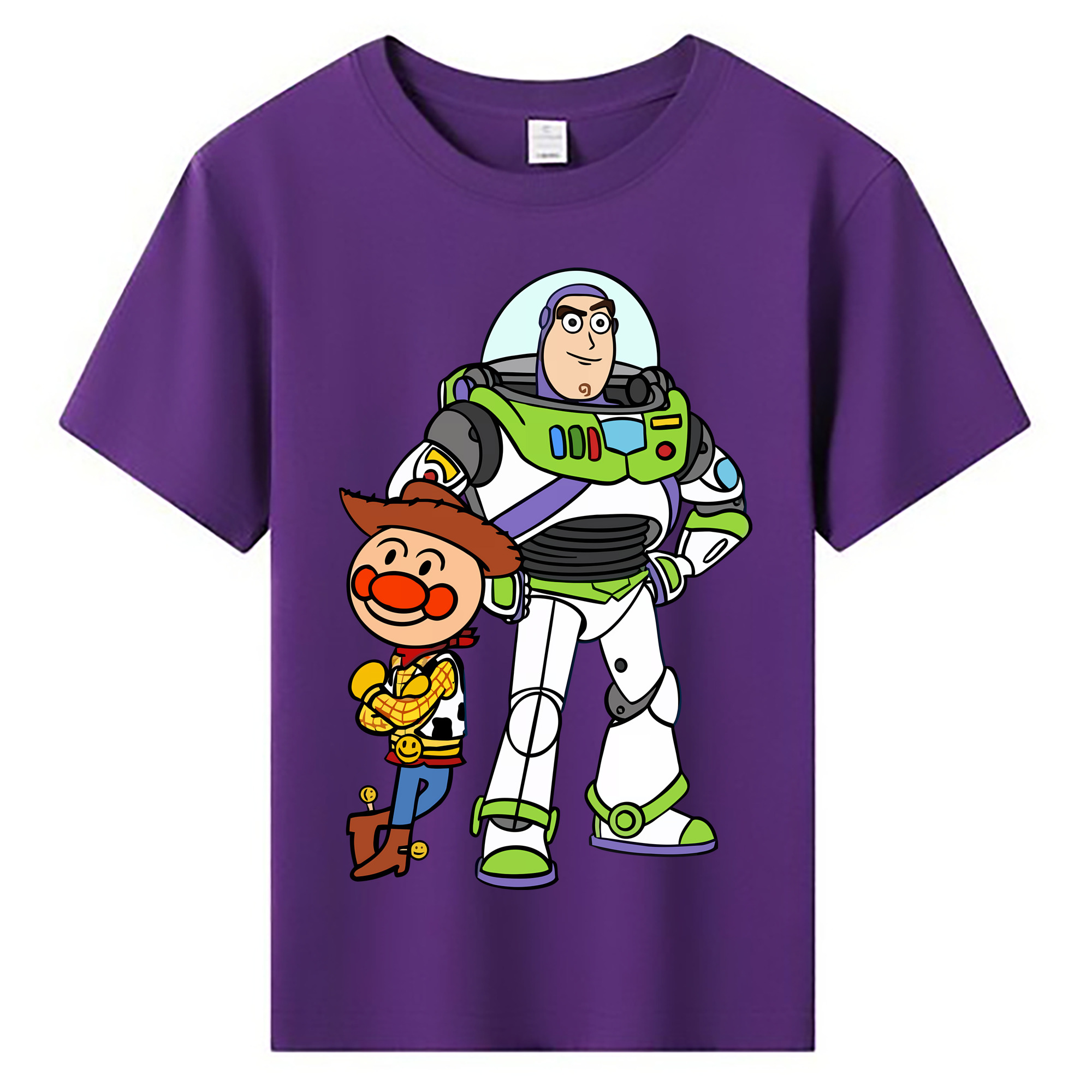 （画像用） アンパンマン Anpanman 綿100％キッズTシャツ（フロントプリント）
