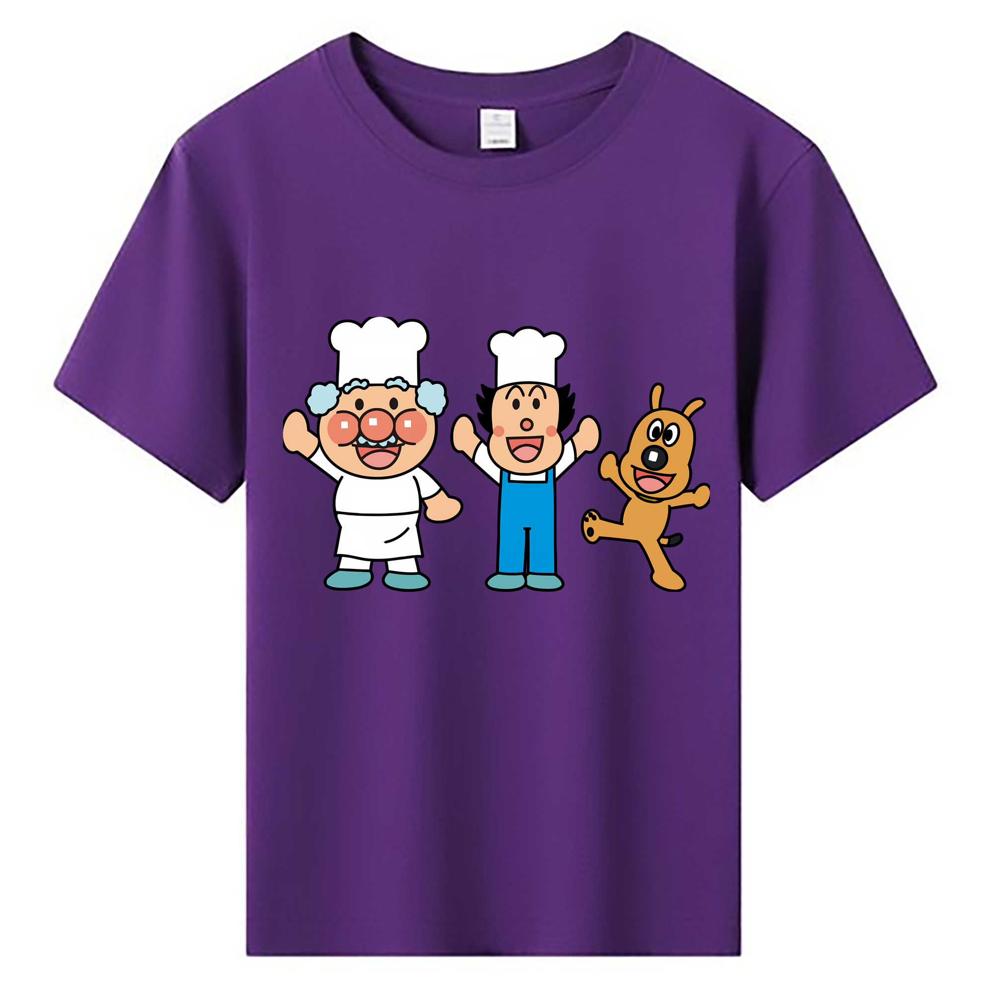 （画像用） アンパンマン Anpanman 綿100％キッズTシャツ（フロントプリント）