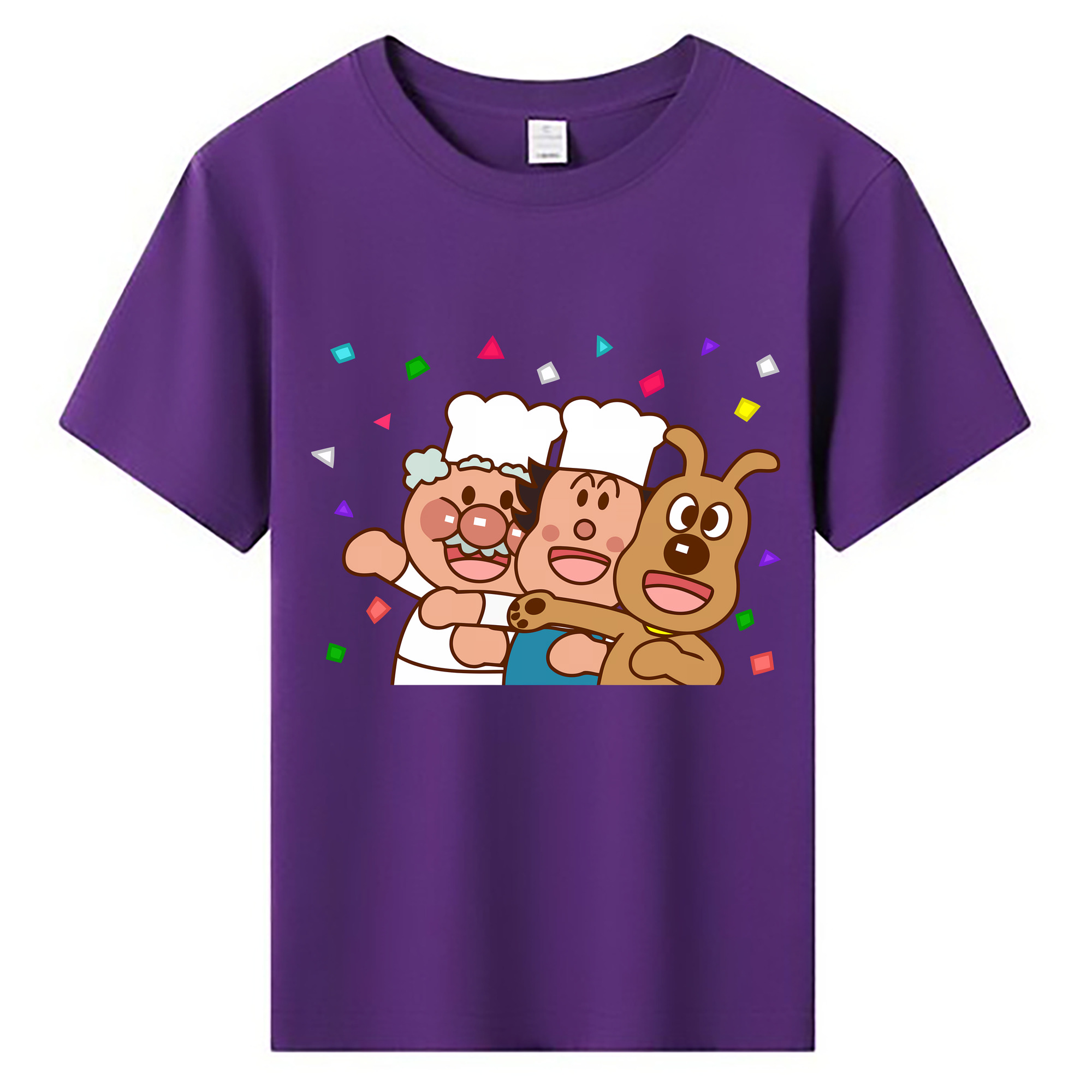 （画像用） アンパンマン Anpanman 綿100％キッズTシャツ（フロントプリント）