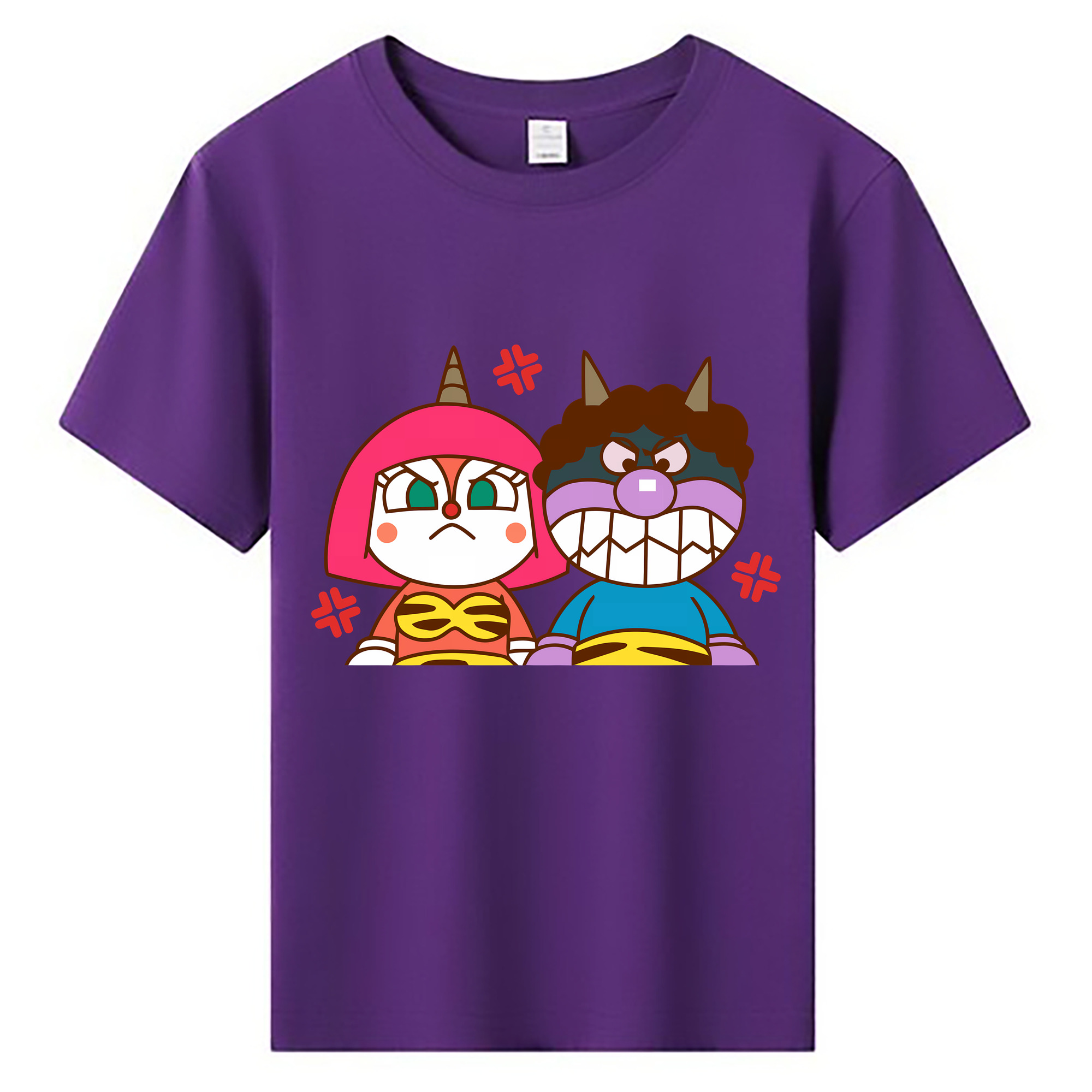 （画像用） アンパンマン Anpanman 綿100％キッズTシャツ（フロントプリント）
