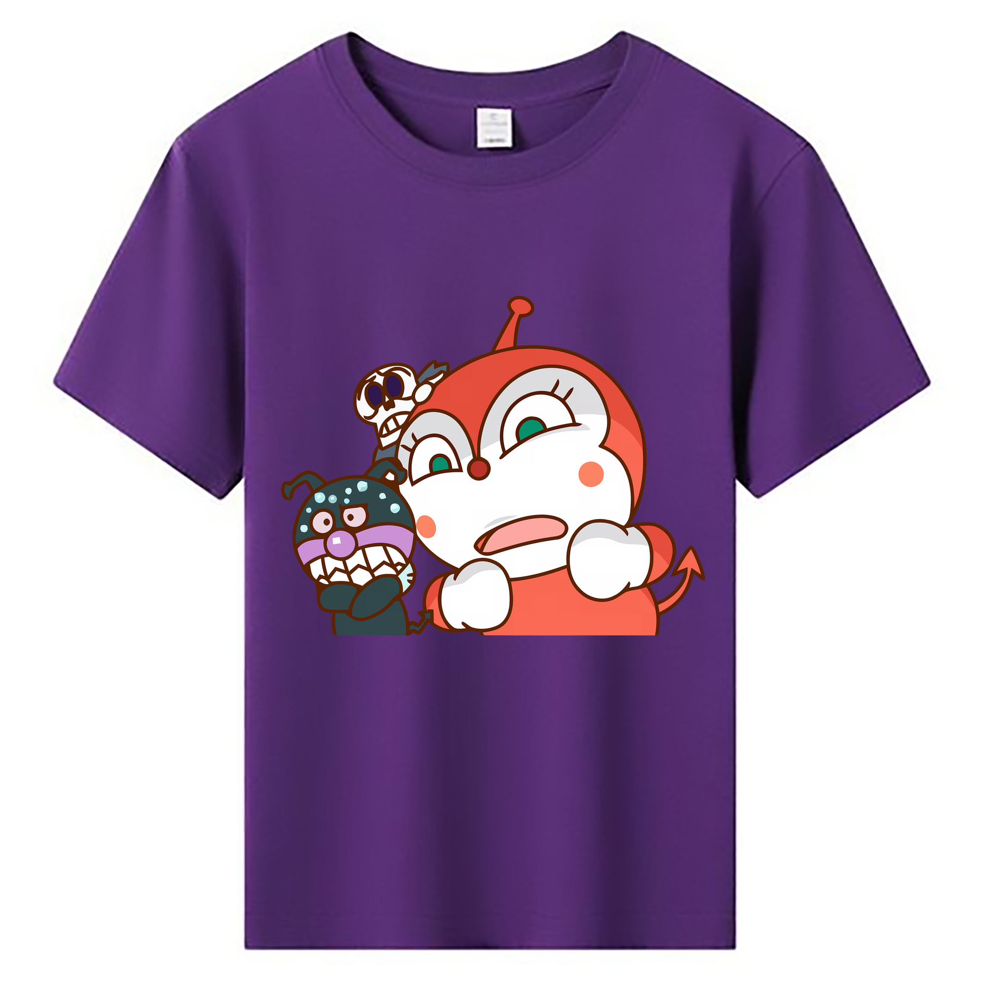 （画像用） アンパンマン Anpanman 綿100％キッズTシャツ（フロントプリント）