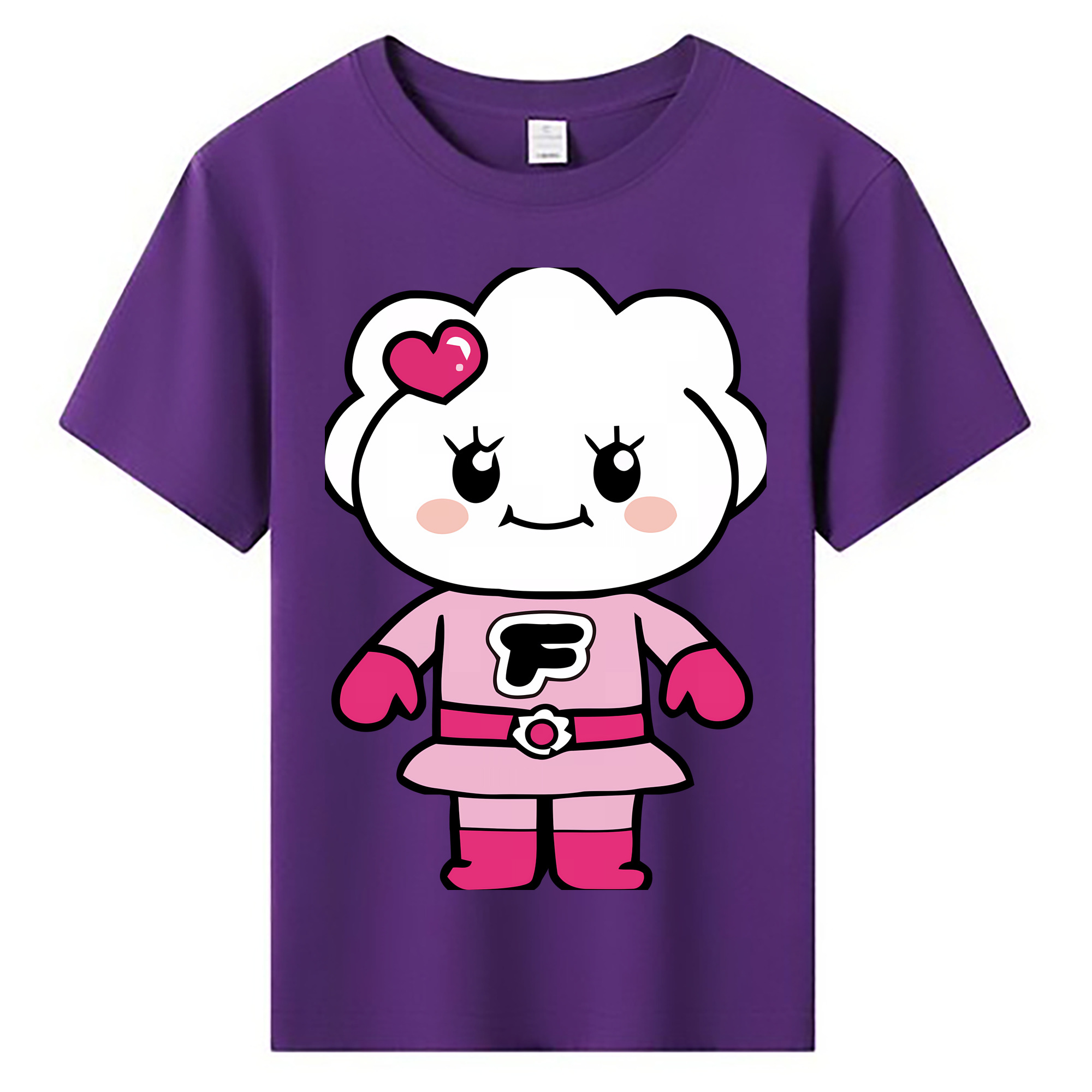 （画像用） アンパンマン Anpanman 綿100％キッズTシャツ（フロントプリント）
