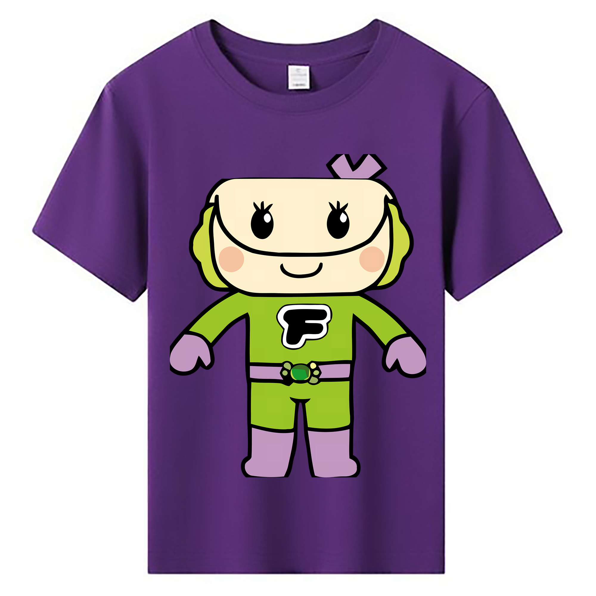 （画像用） アンパンマン Anpanman 綿100％キッズTシャツ（フロントプリント）