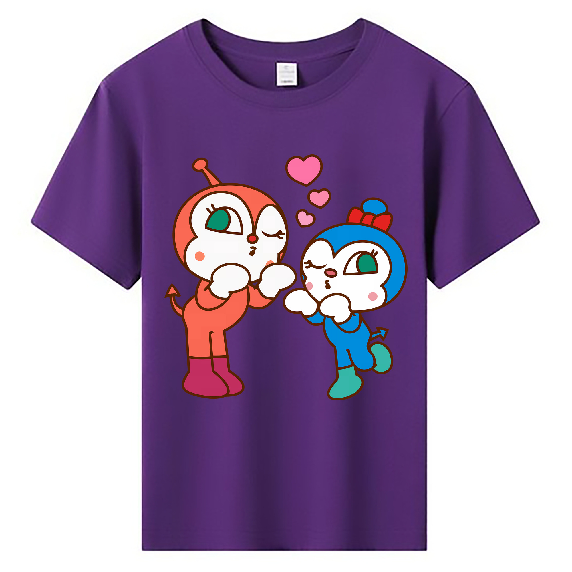 （画像用） アンパンマン Anpanman 綿100％キッズTシャツ（フロントプリント）