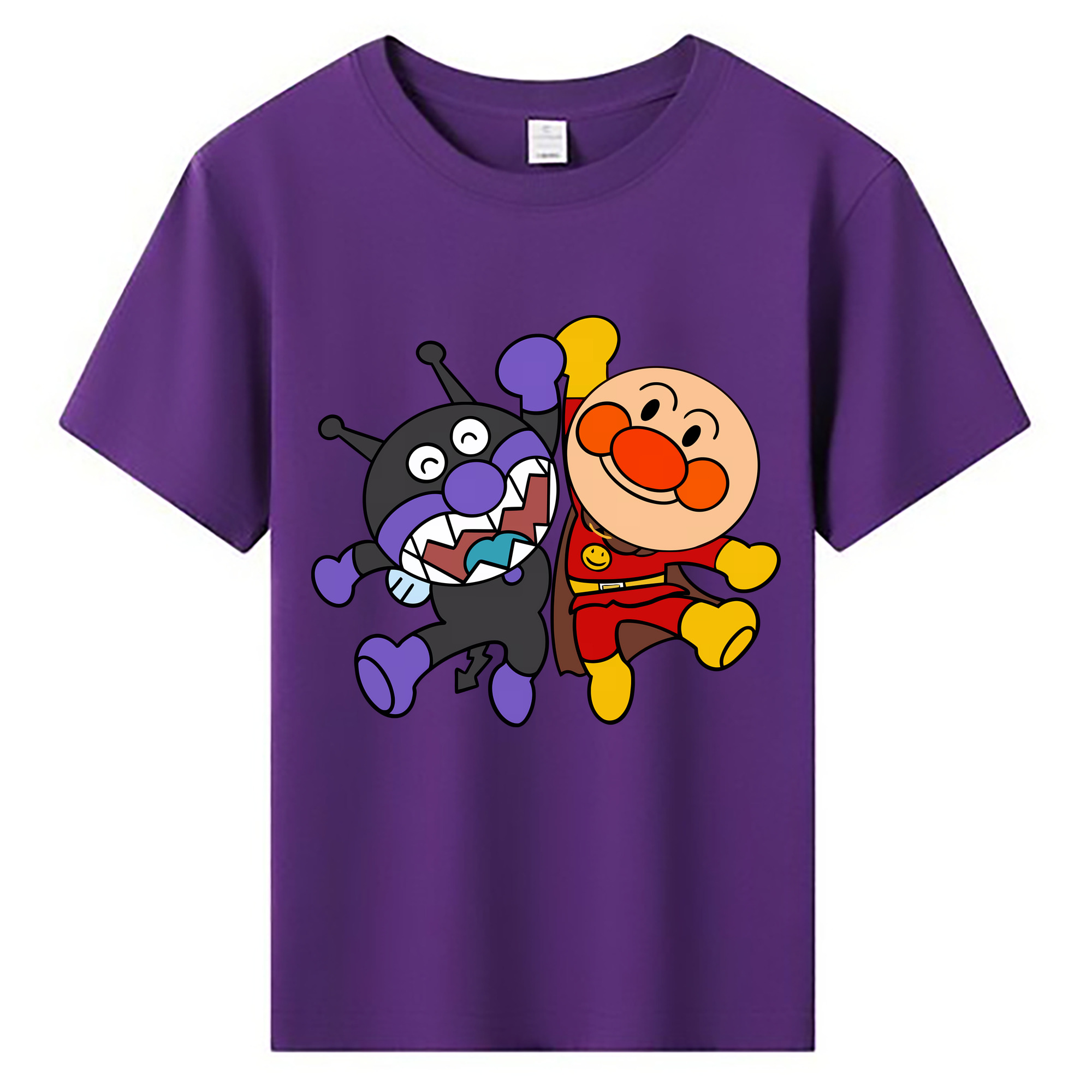 （画像用） アンパンマン Anpanman 綿100％キッズTシャツ（フロントプリント）