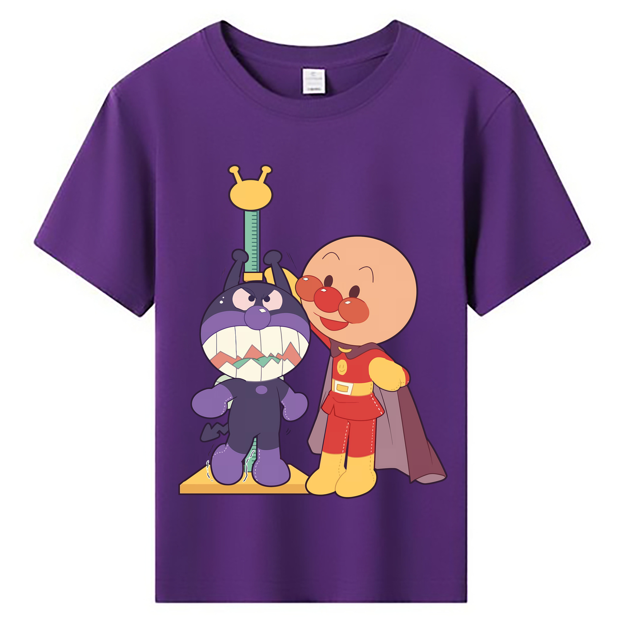 （画像用） アンパンマン Anpanman 綿100％キッズTシャツ（フロントプリント）