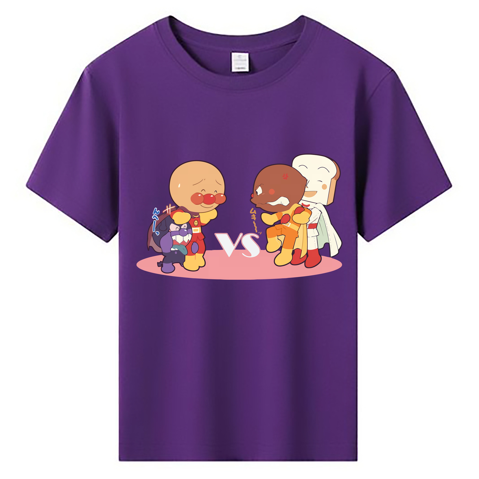 （画像用） アンパンマン Anpanman 綿100％キッズTシャツ（フロントプリント）
