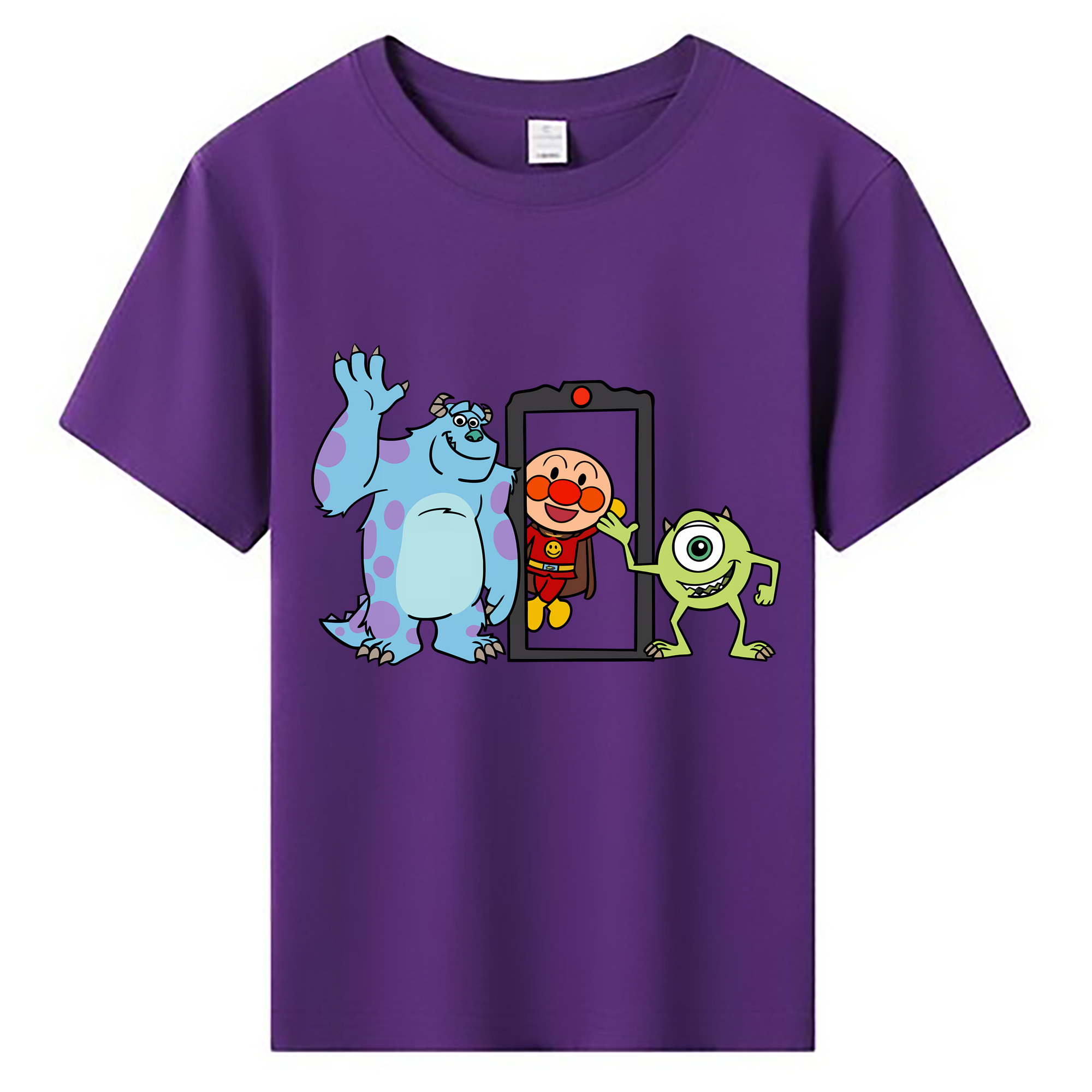 （画像用） アンパンマン Anpanman 綿100％キッズTシャツ（フロントプリント）