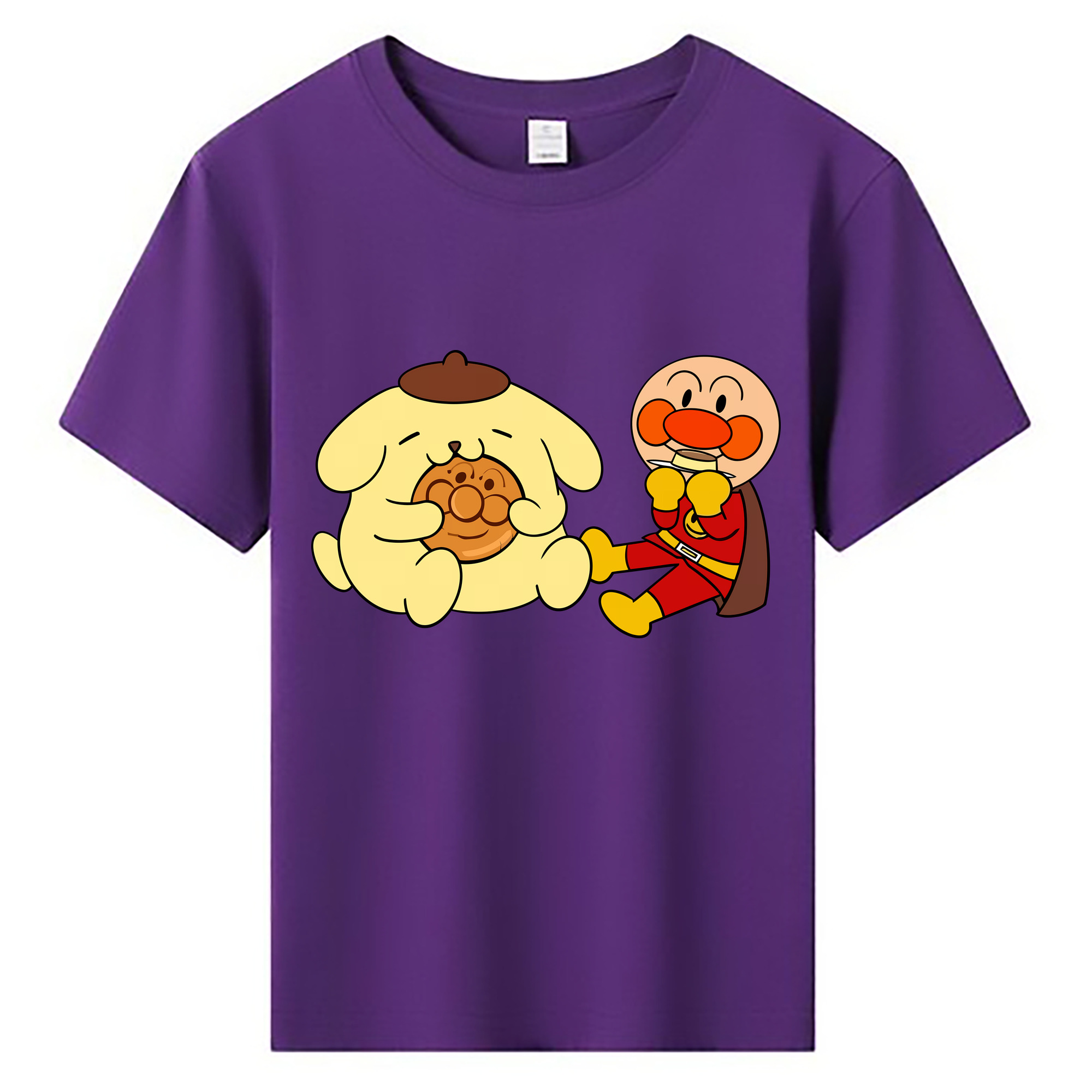 （画像用） アンパンマン Anpanman 綿100％キッズTシャツ（フロントプリント）