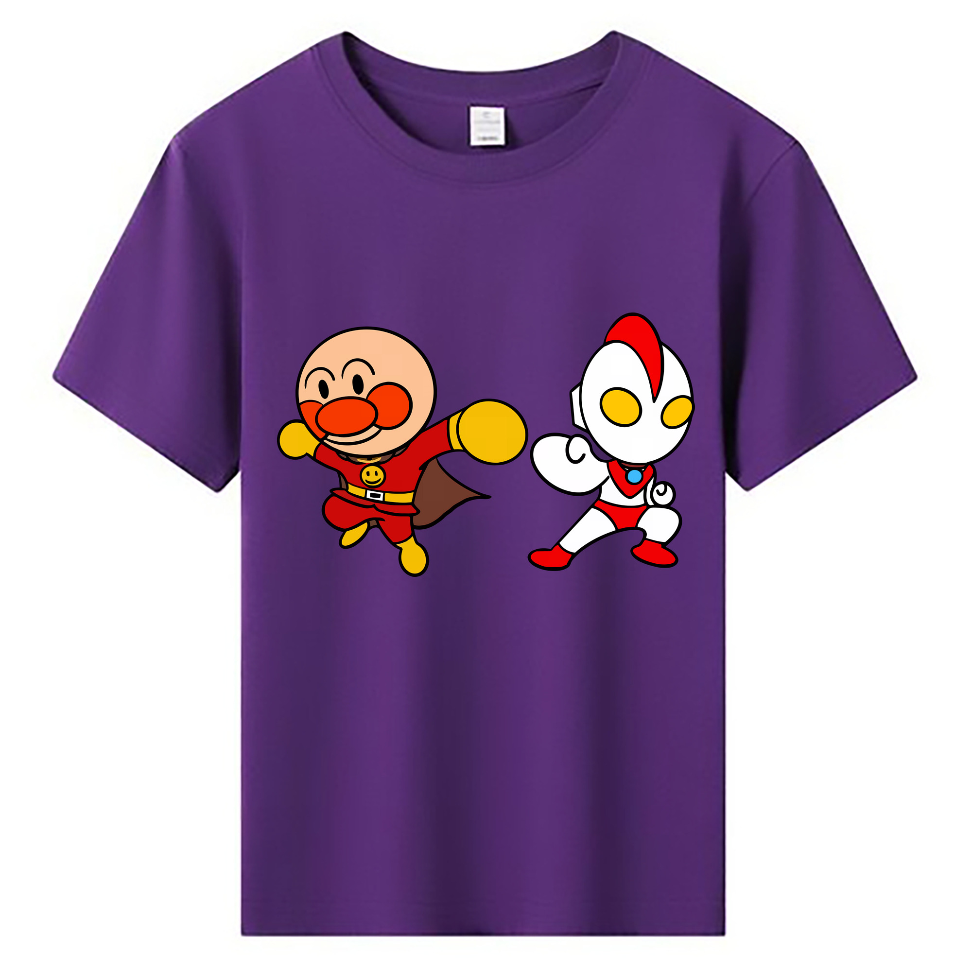 （画像用） アンパンマン Anpanman 綿100％キッズTシャツ（フロントプリント）