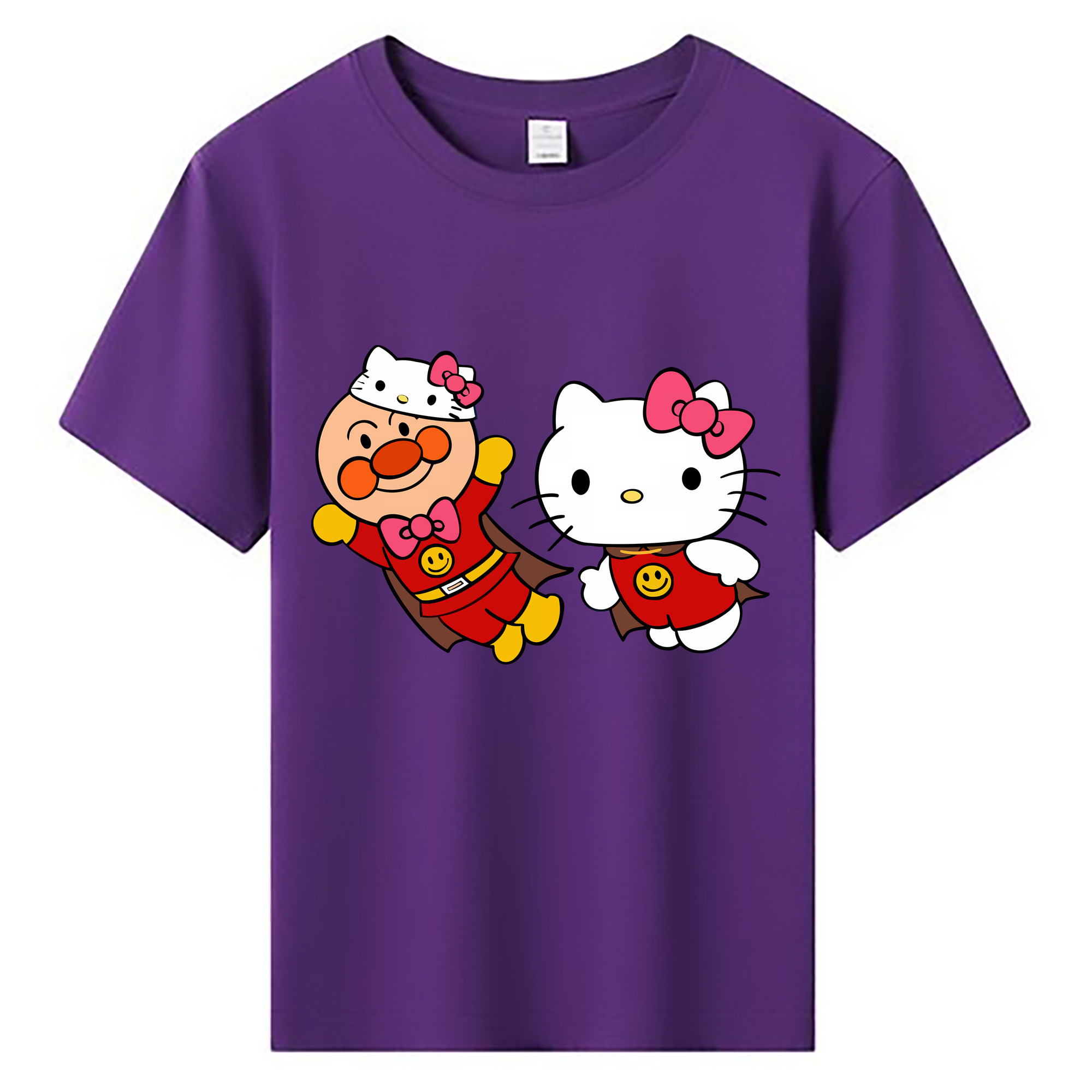 （画像用） アンパンマン Anpanman 綿100％キッズTシャツ（フロントプリント）