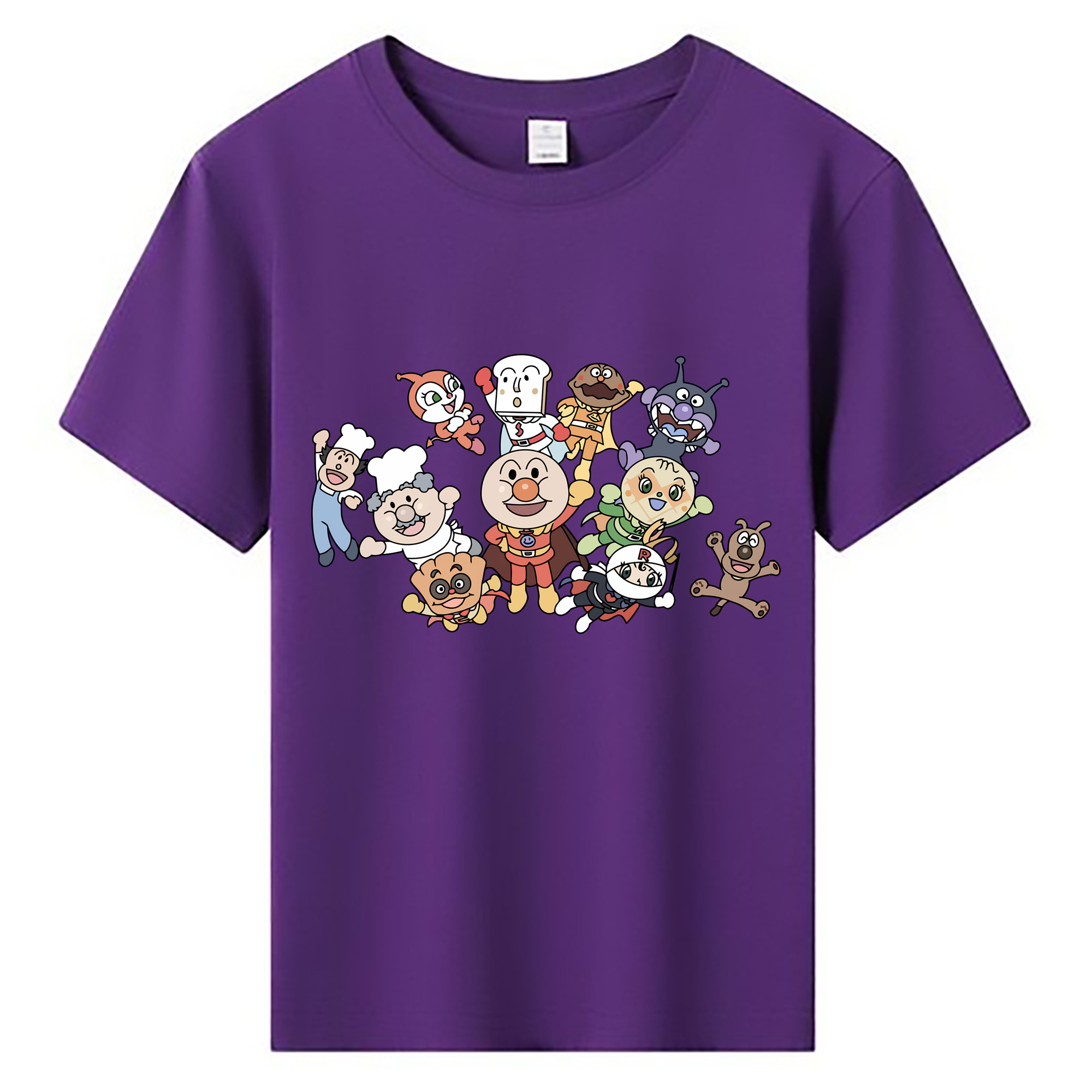 （画像用） アンパンマン Anpanman 綿100％キッズTシャツ（フロントプリント）