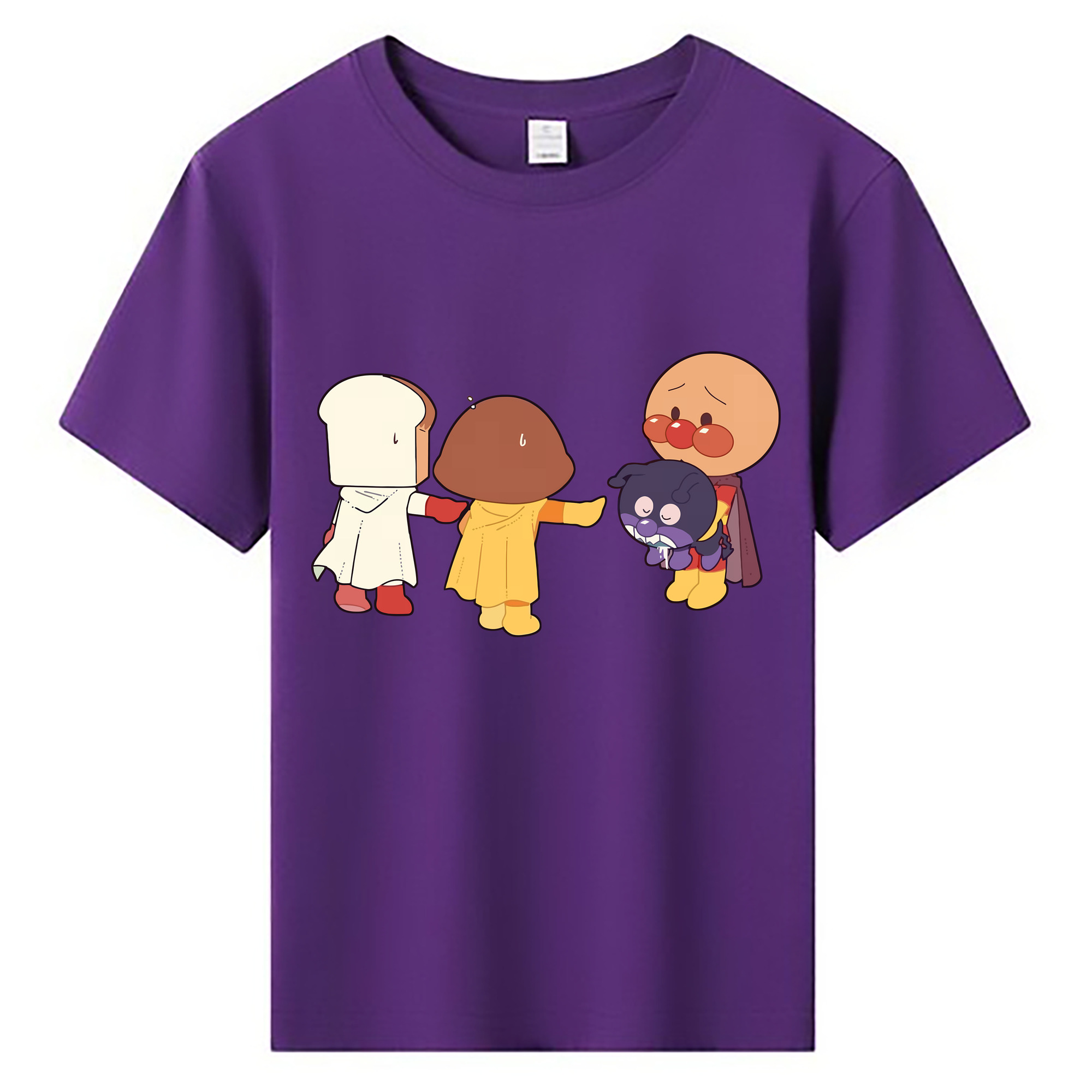 （画像用） アンパンマン Anpanman 綿100％キッズTシャツ（フロントプリント）