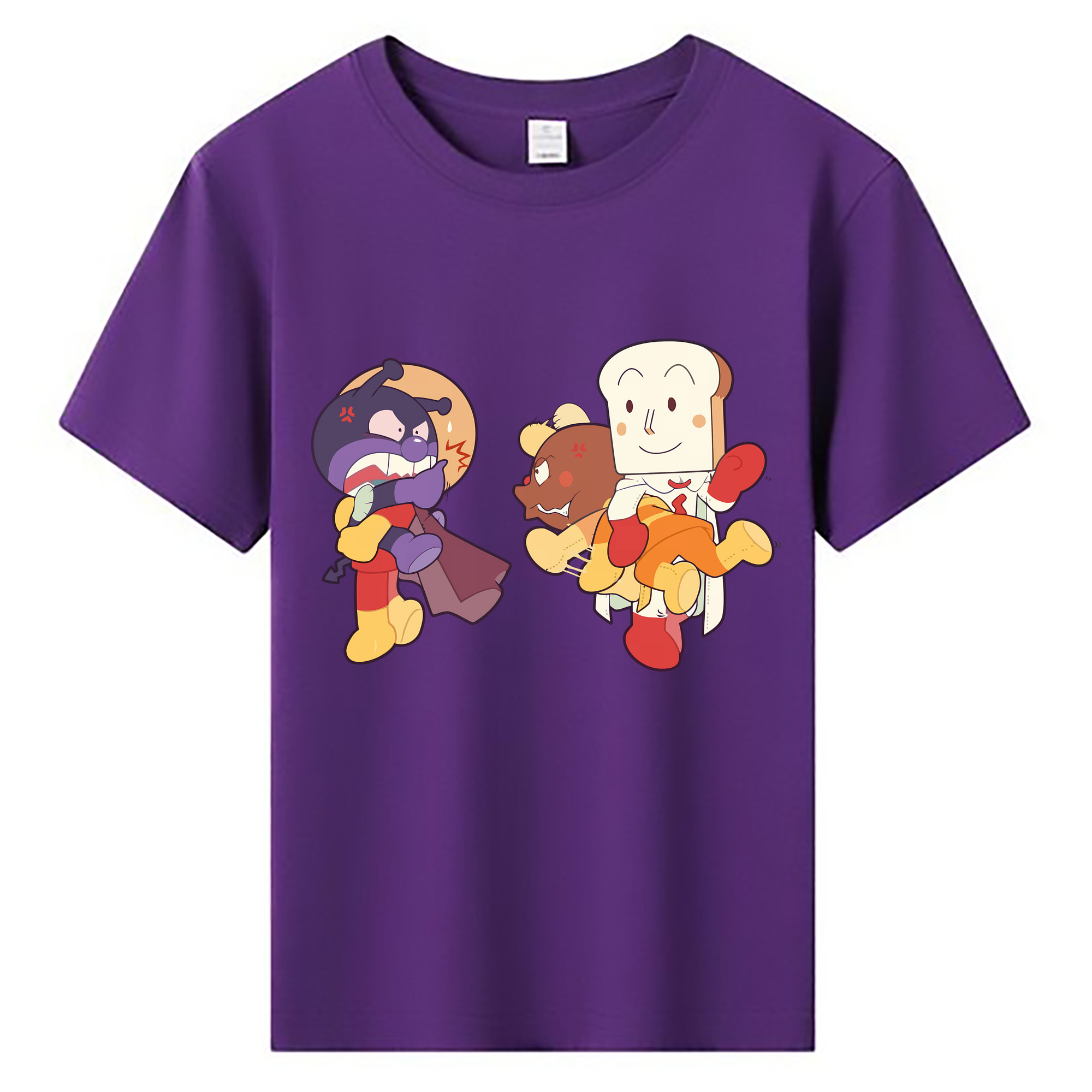 （画像用） アンパンマン Anpanman 綿100％キッズTシャツ（フロントプリント）