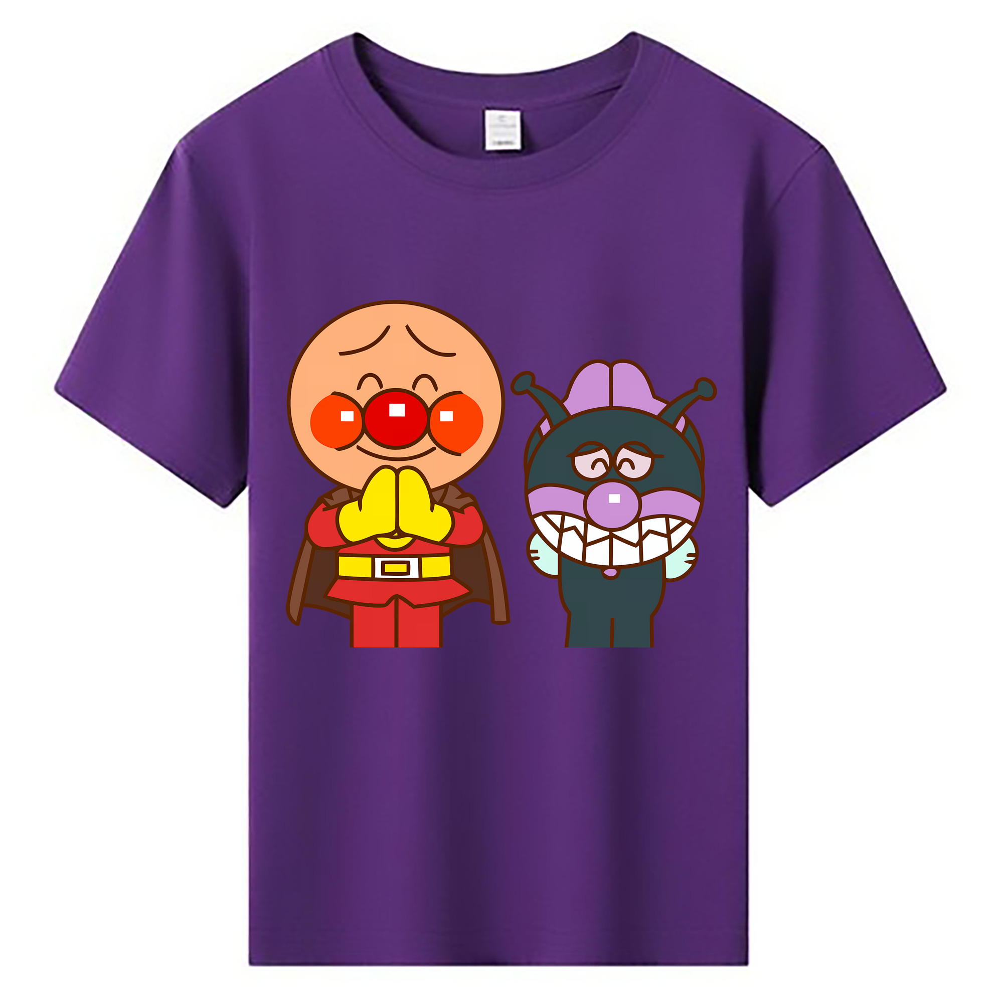 （画像用） アンパンマン Anpanman 綿100％キッズTシャツ（フロントプリント）