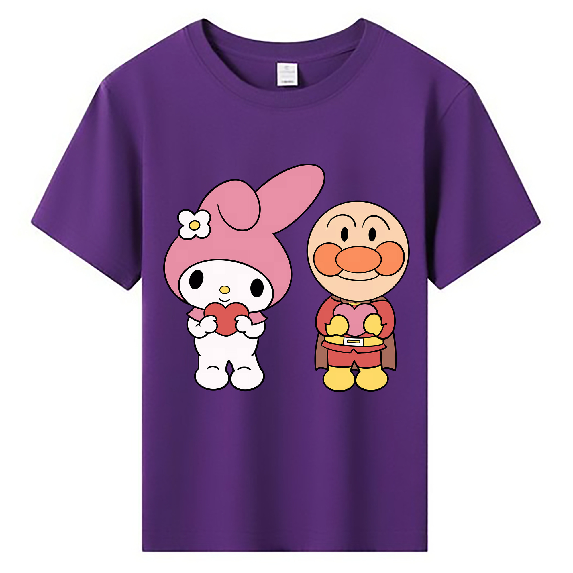（画像用） アンパンマン Anpanman 綿100％キッズTシャツ（フロントプリント）