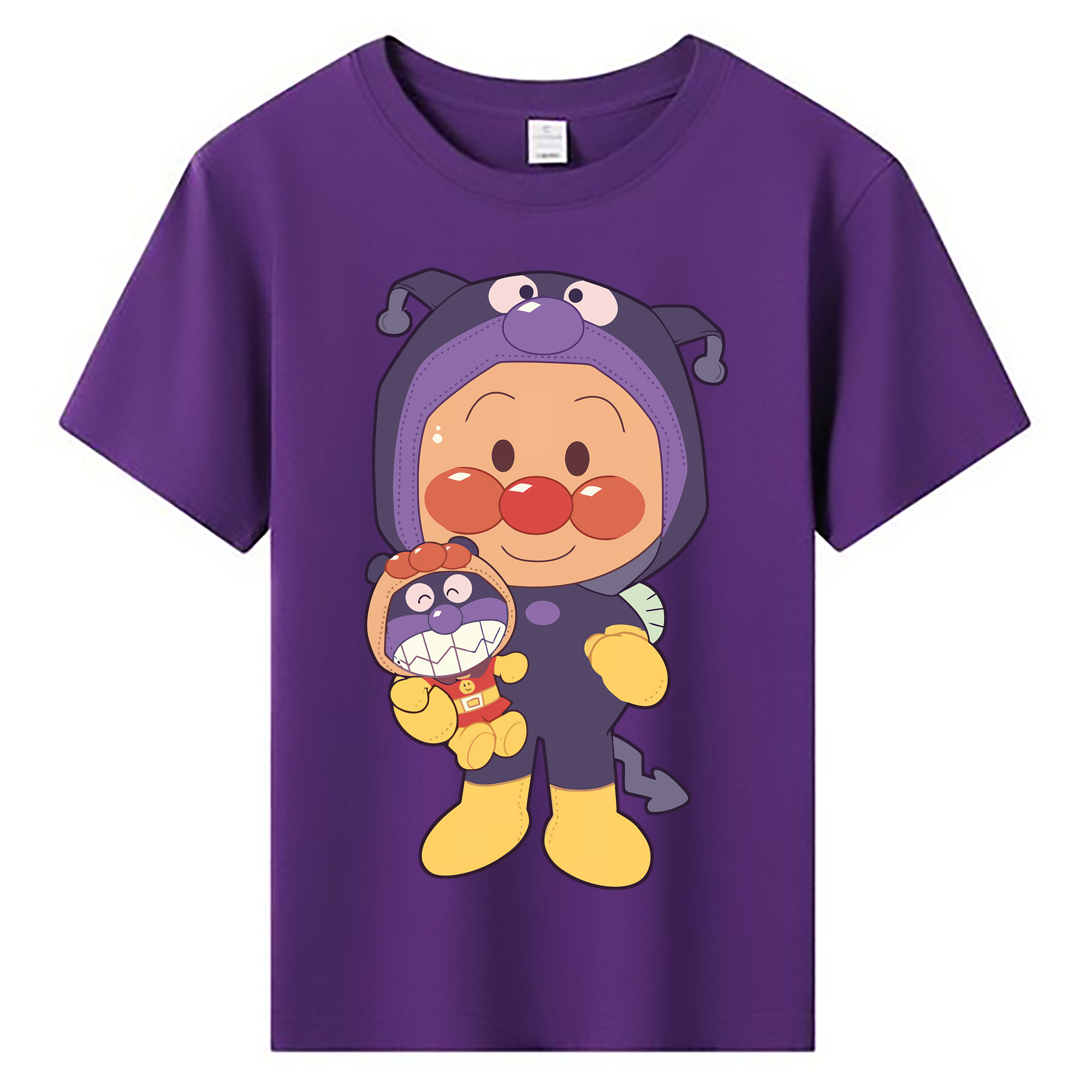 （画像用） アンパンマン Anpanman 綿100％キッズTシャツ（フロントプリント）