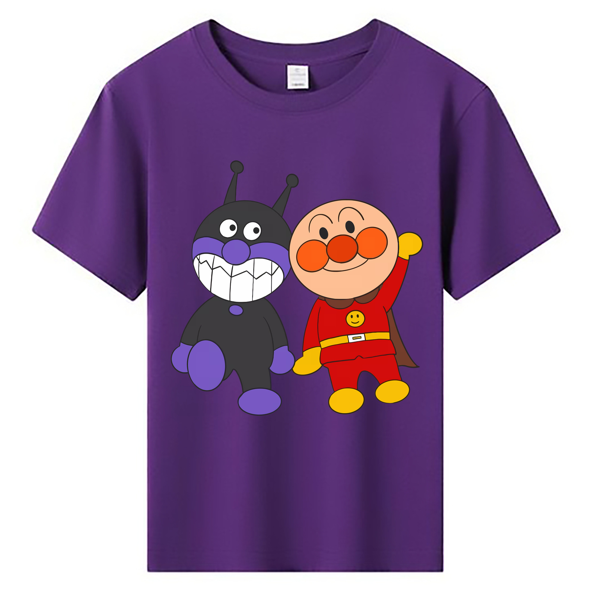 （画像用） アンパンマン Anpanman 綿100％キッズTシャツ（フロントプリント）