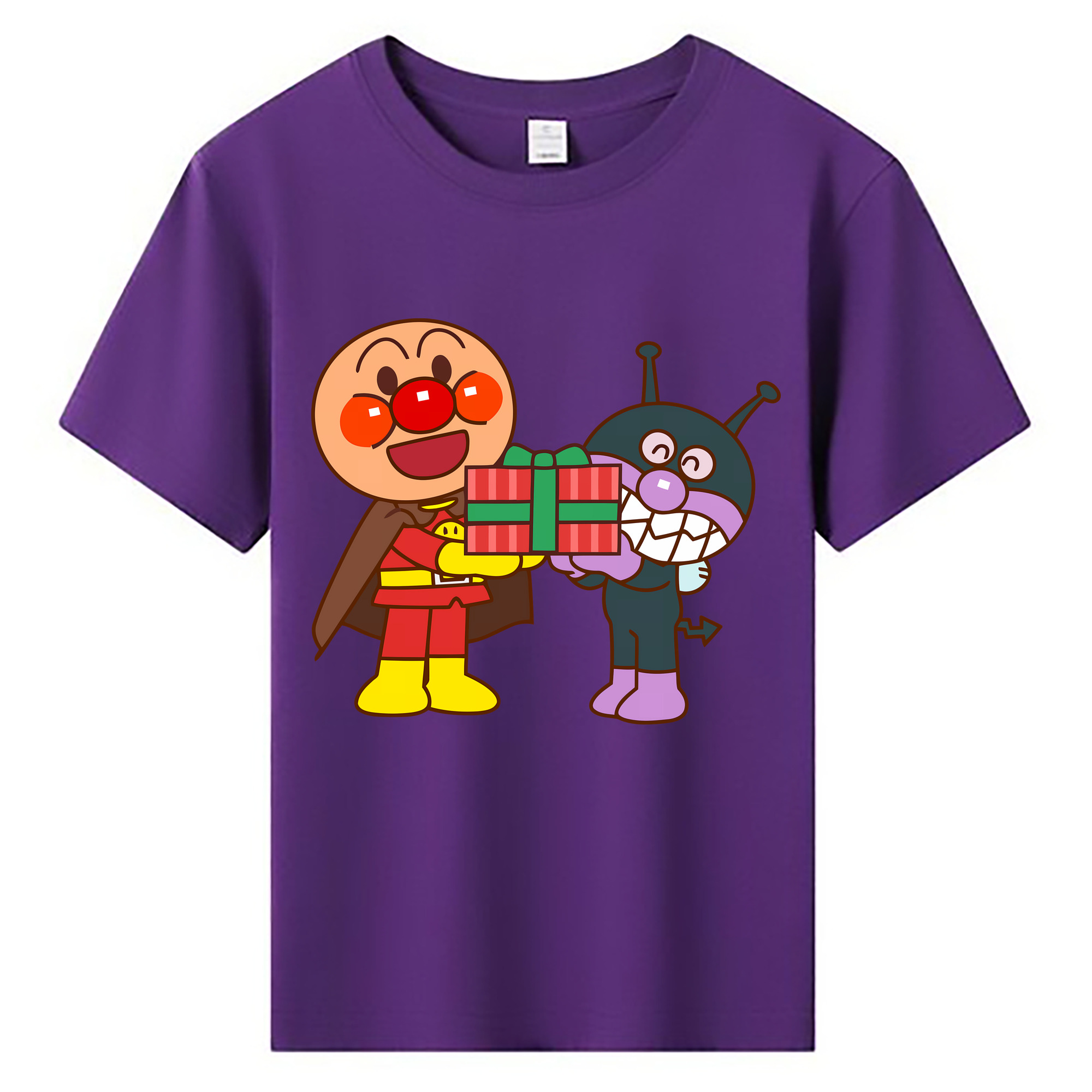 （画像用） アンパンマン Anpanman 綿100％キッズTシャツ（フロントプリント）