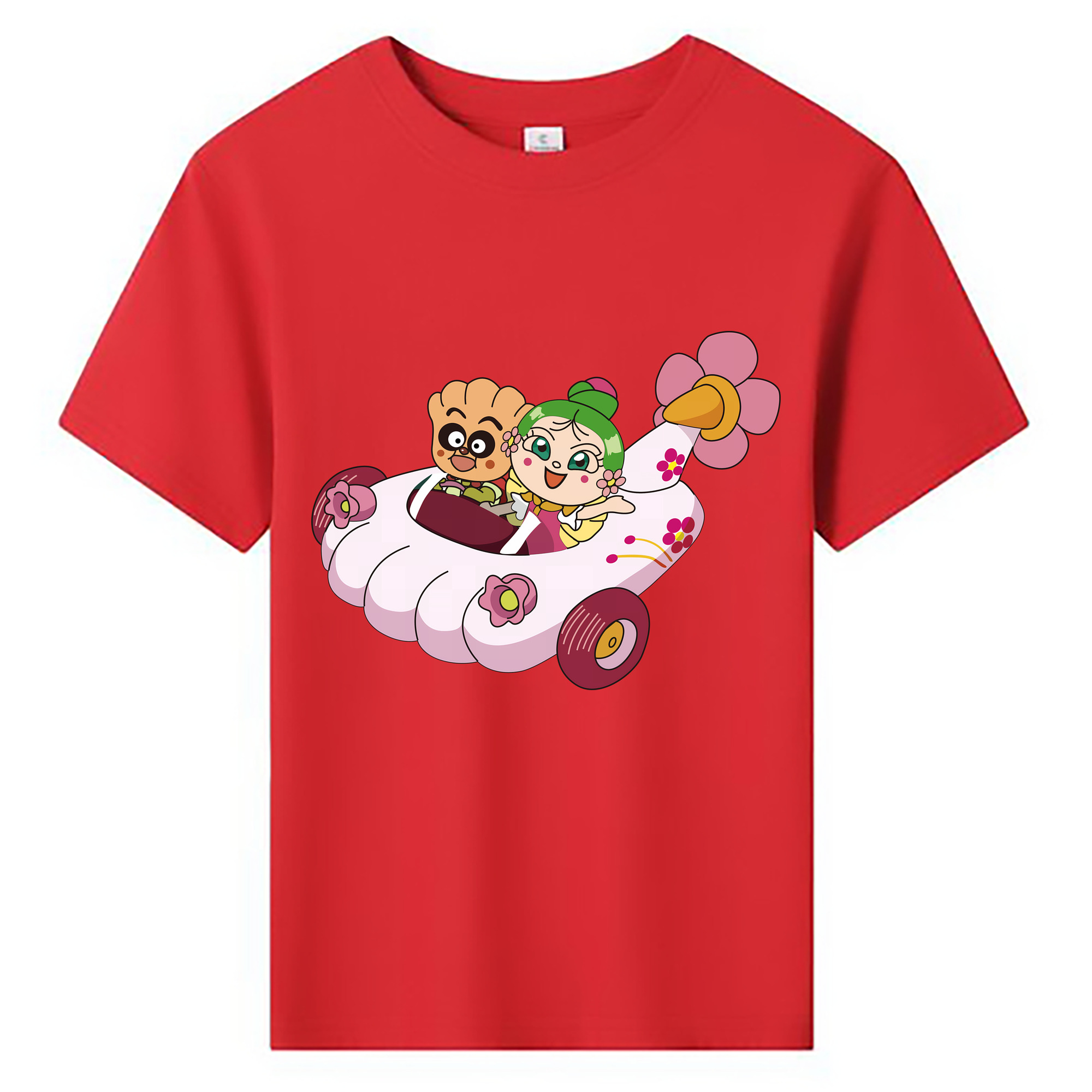 （画像用） アンパンマン Anpanman 綿100％キッズTシャツ（フロントプリント）