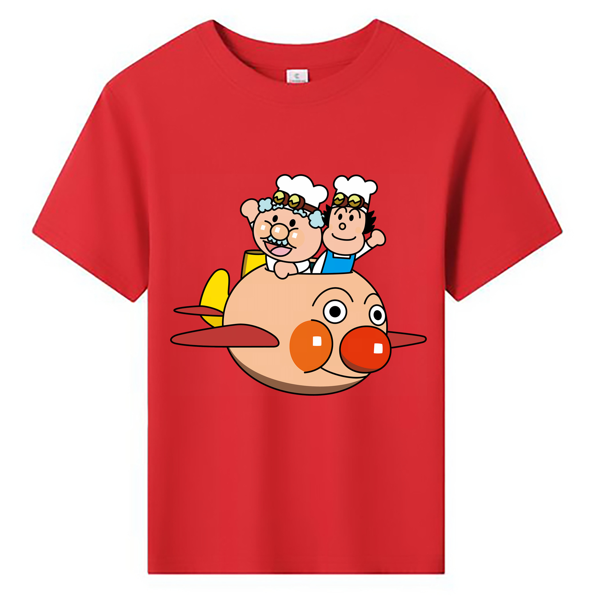 （画像用） アンパンマン Anpanman 綿100％キッズTシャツ（フロントプリント）