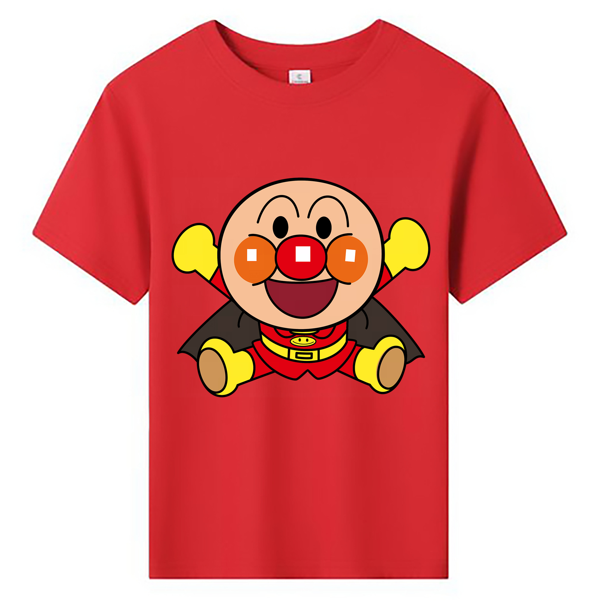 （画像用） アンパンマン Anpanman 綿100％キッズTシャツ（フロントプリント）