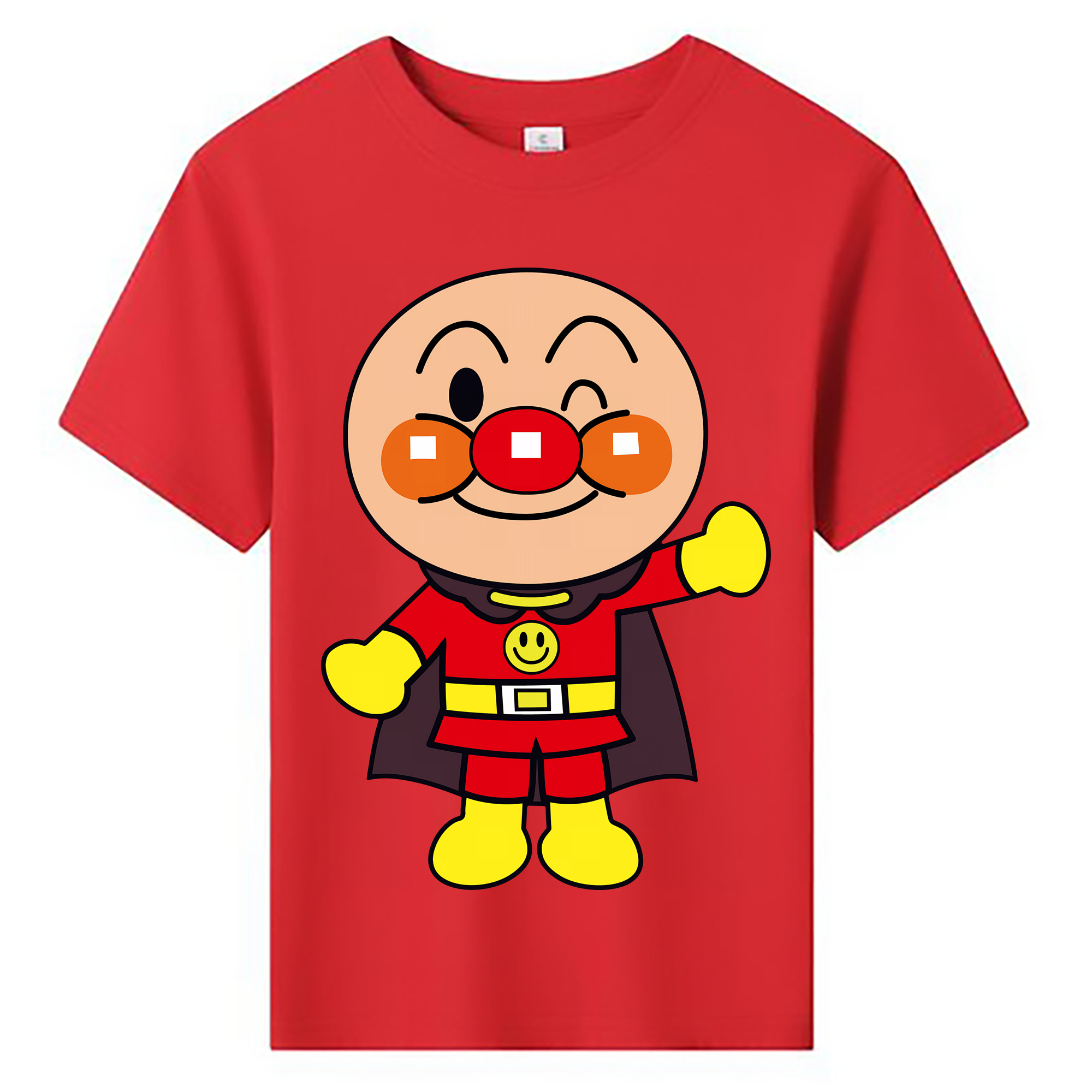 （画像用） アンパンマン Anpanman 綿100％キッズTシャツ（フロントプリント）
