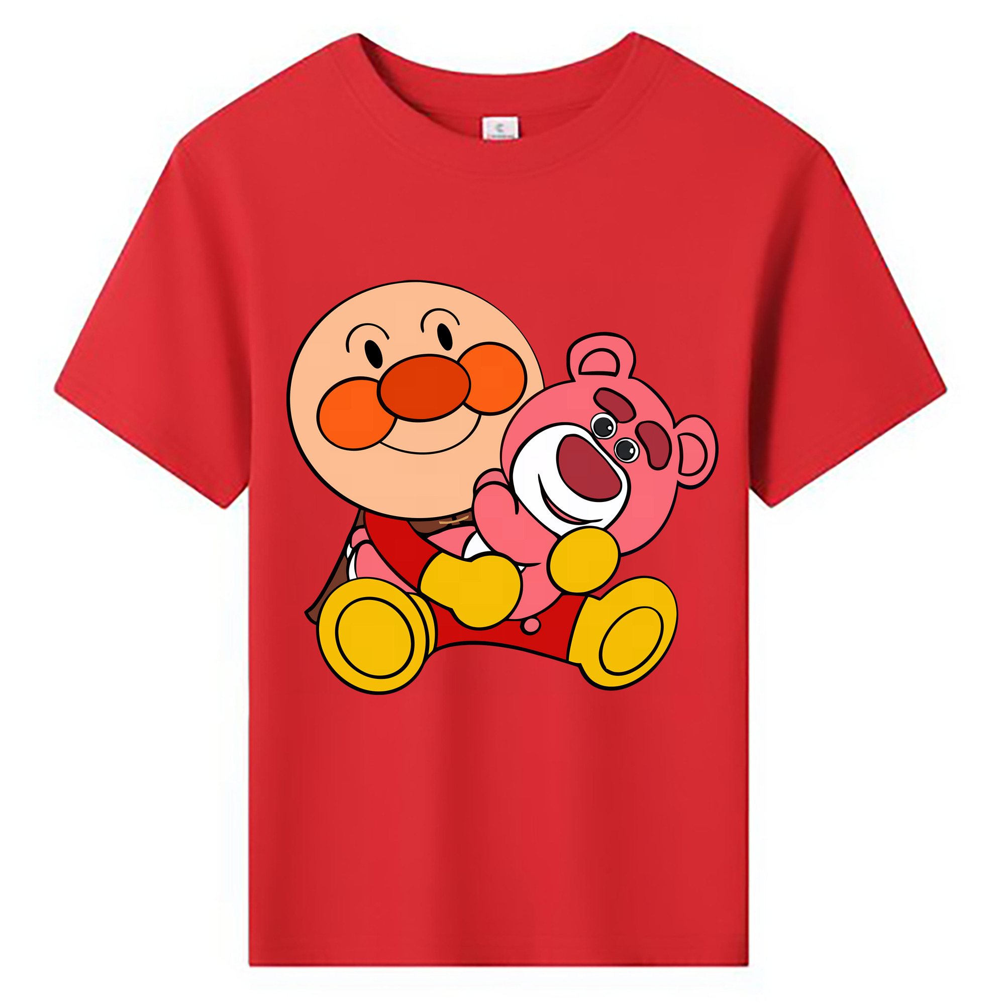（画像用） アンパンマン Anpanman 綿100％キッズTシャツ（フロントプリント）