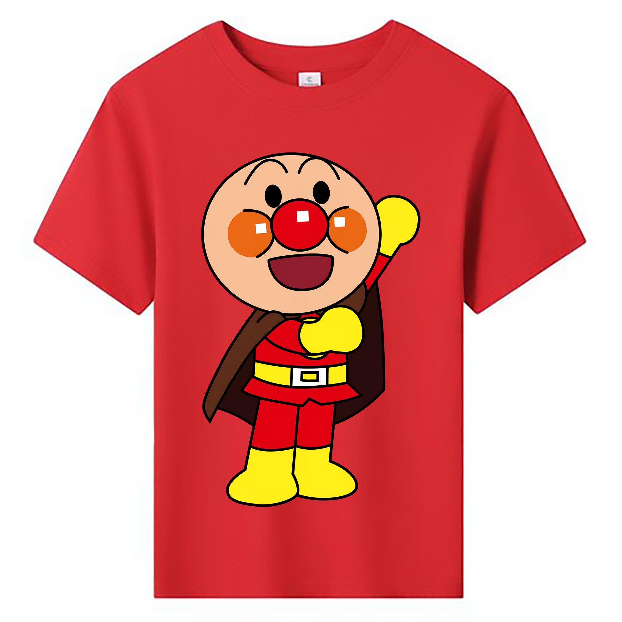 （画像用） アンパンマン Anpanman 綿100％キッズTシャツ（フロントプリント）