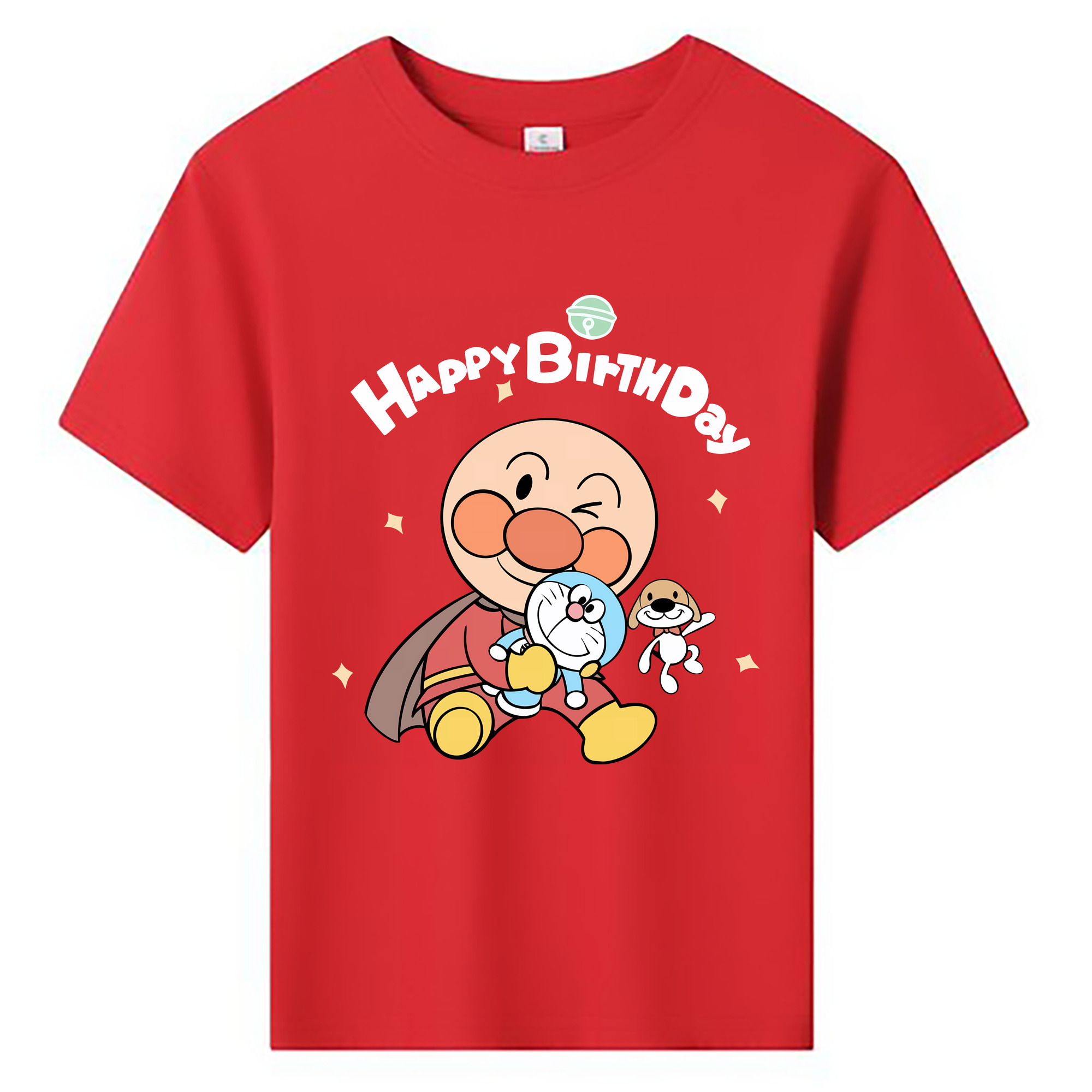（画像用） アンパンマン Anpanman 綿100％キッズTシャツ（フロントプリント）