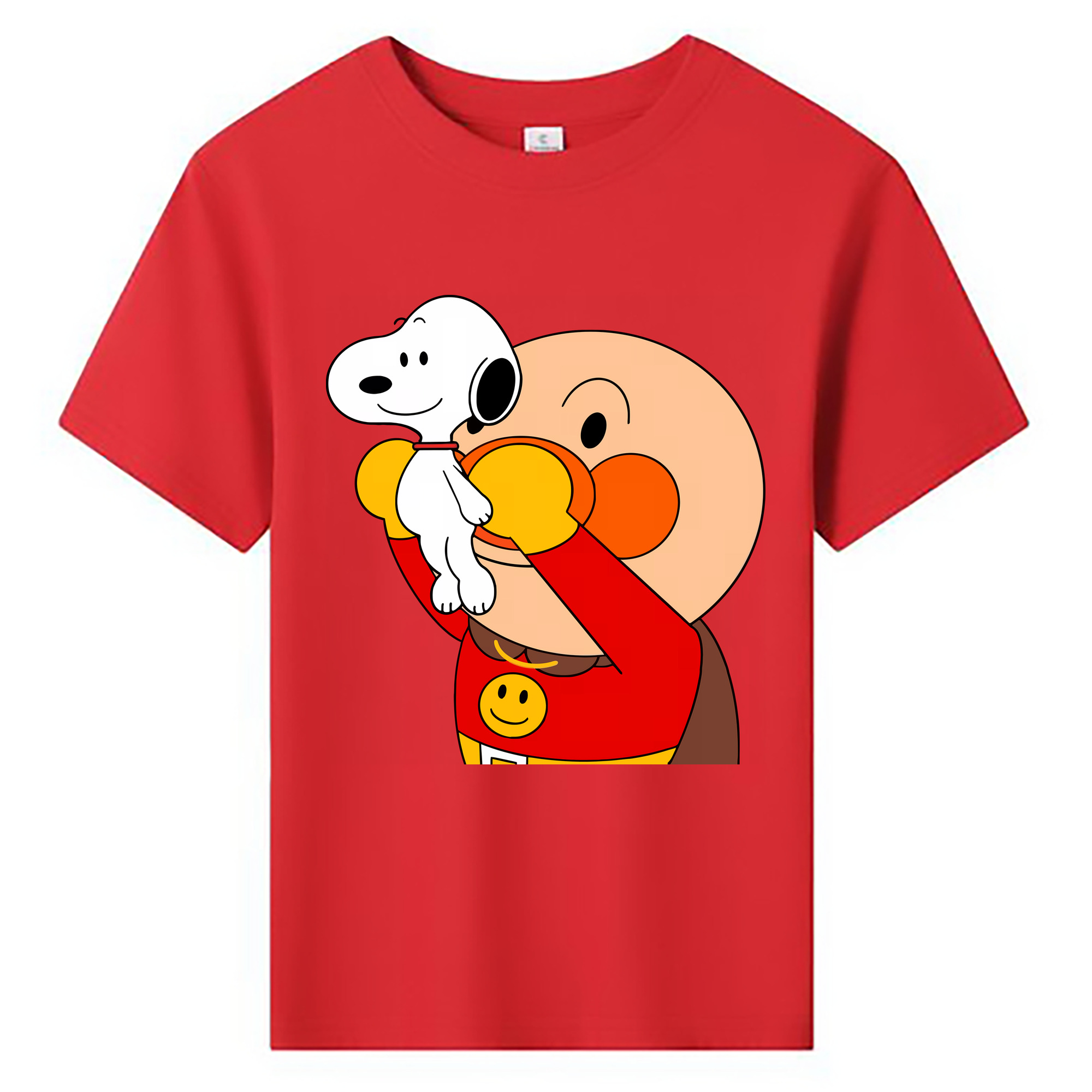（画像用） アンパンマン Anpanman 綿100％キッズTシャツ（フロントプリント）