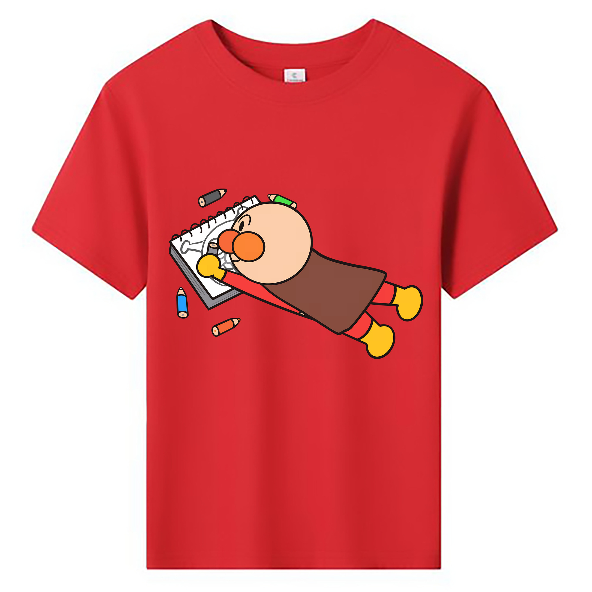 （画像用） アンパンマン Anpanman 綿100％キッズTシャツ（フロントプリント）
