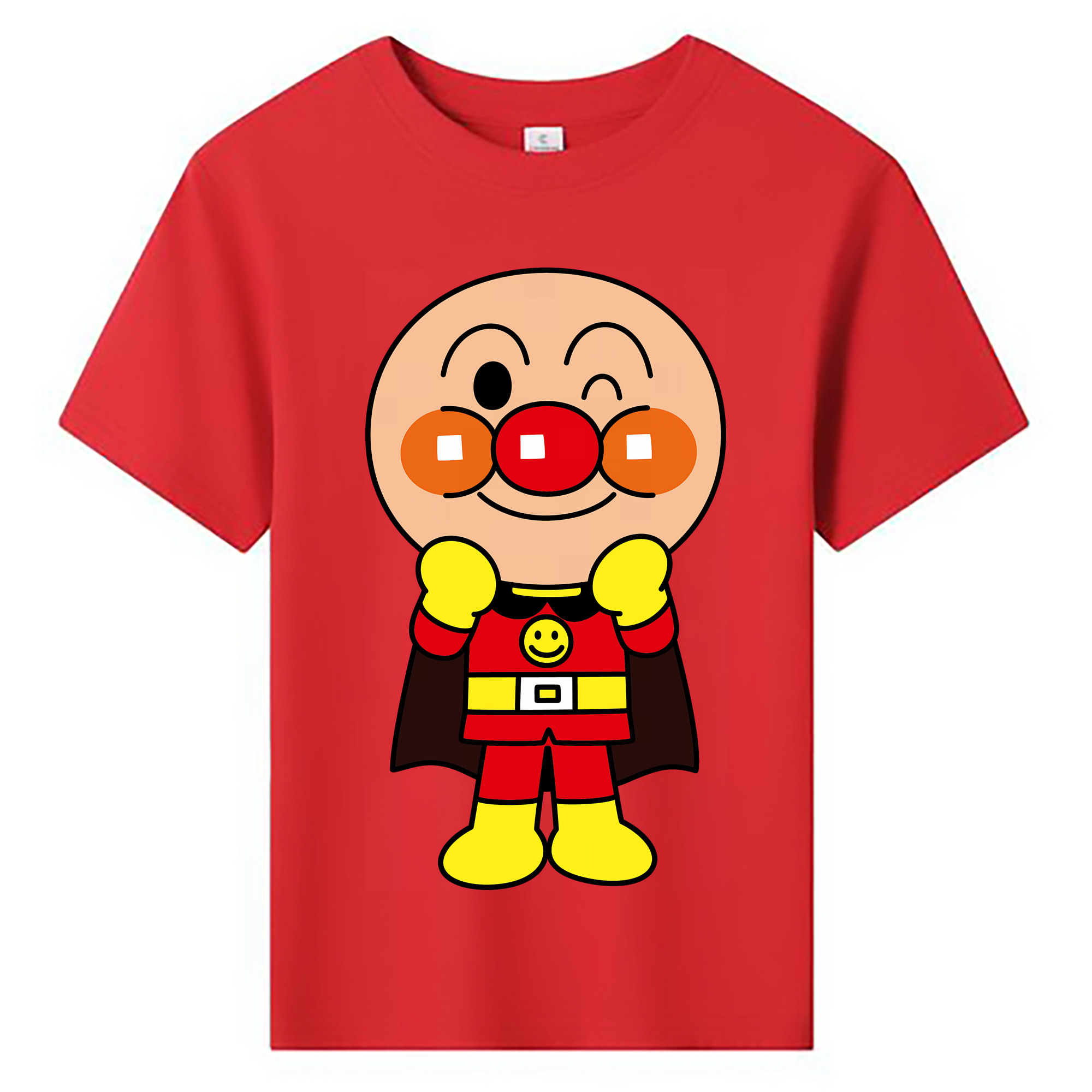 （画像用） アンパンマン Anpanman 綿100％キッズTシャツ（フロントプリント）